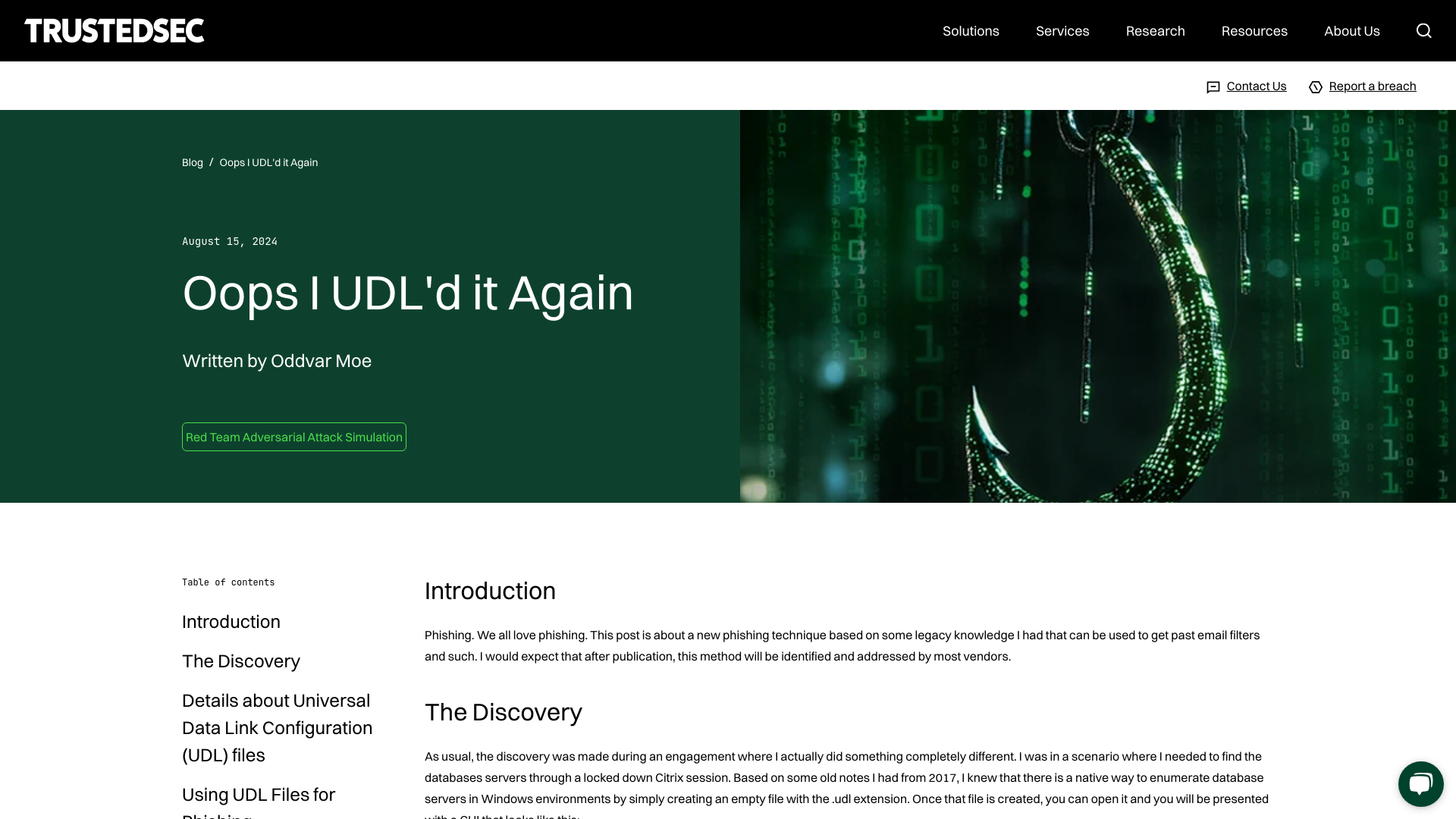 TrustedSec | Oops I UDL'd it Again