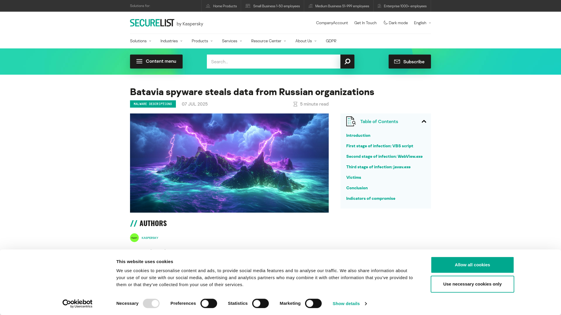 How the Batavia spyware targeting Russian organizations works | Securelist