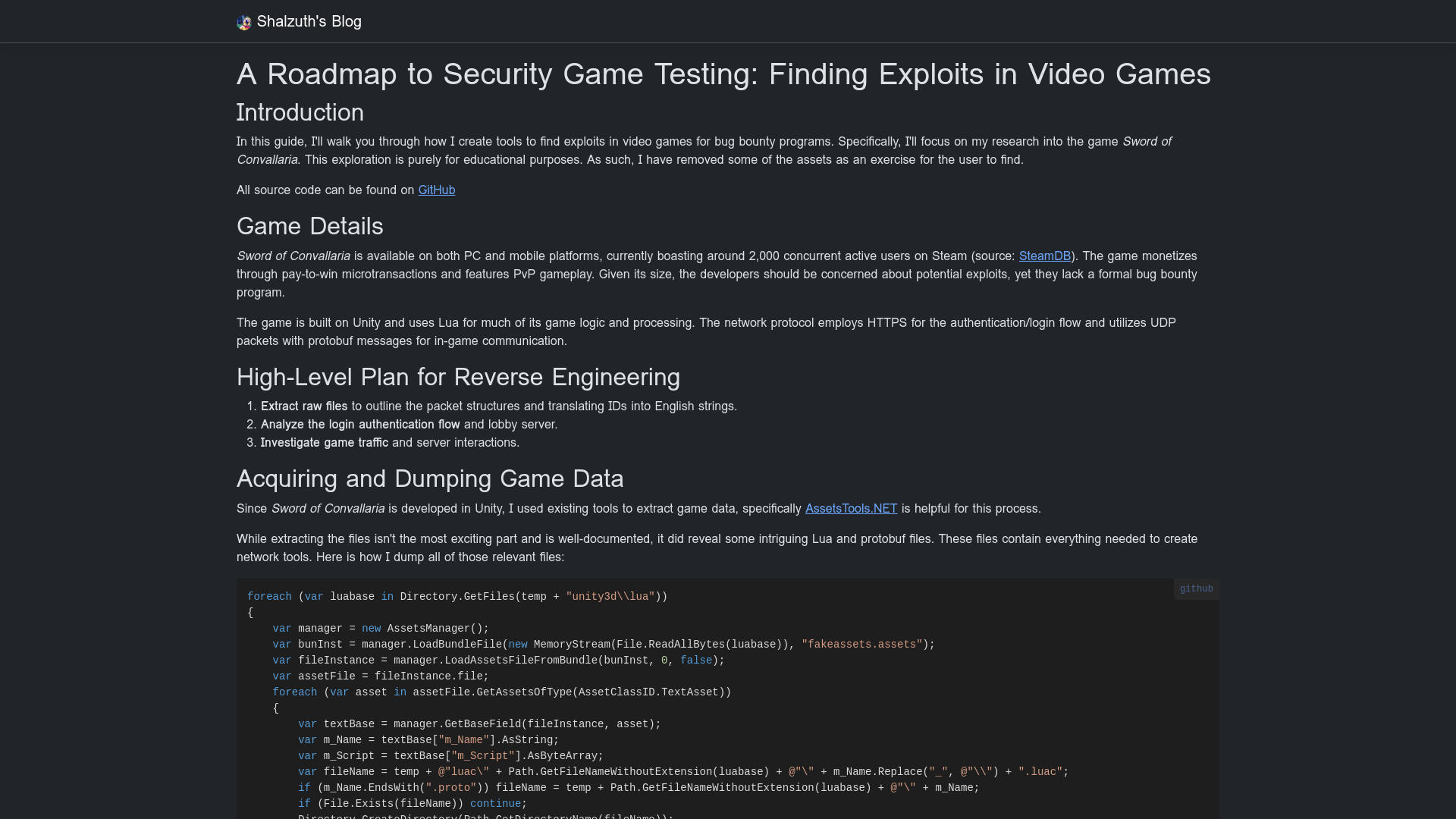 Reverse Engineering: Finding Exploits in Video Games