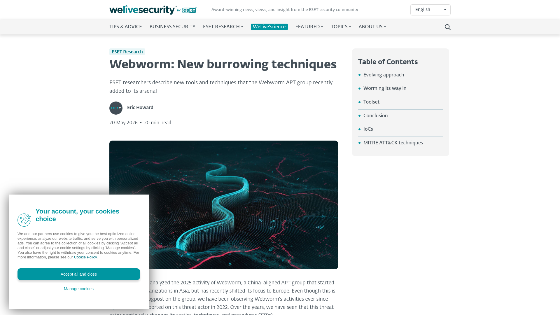 Webworm: New burrowing techniques