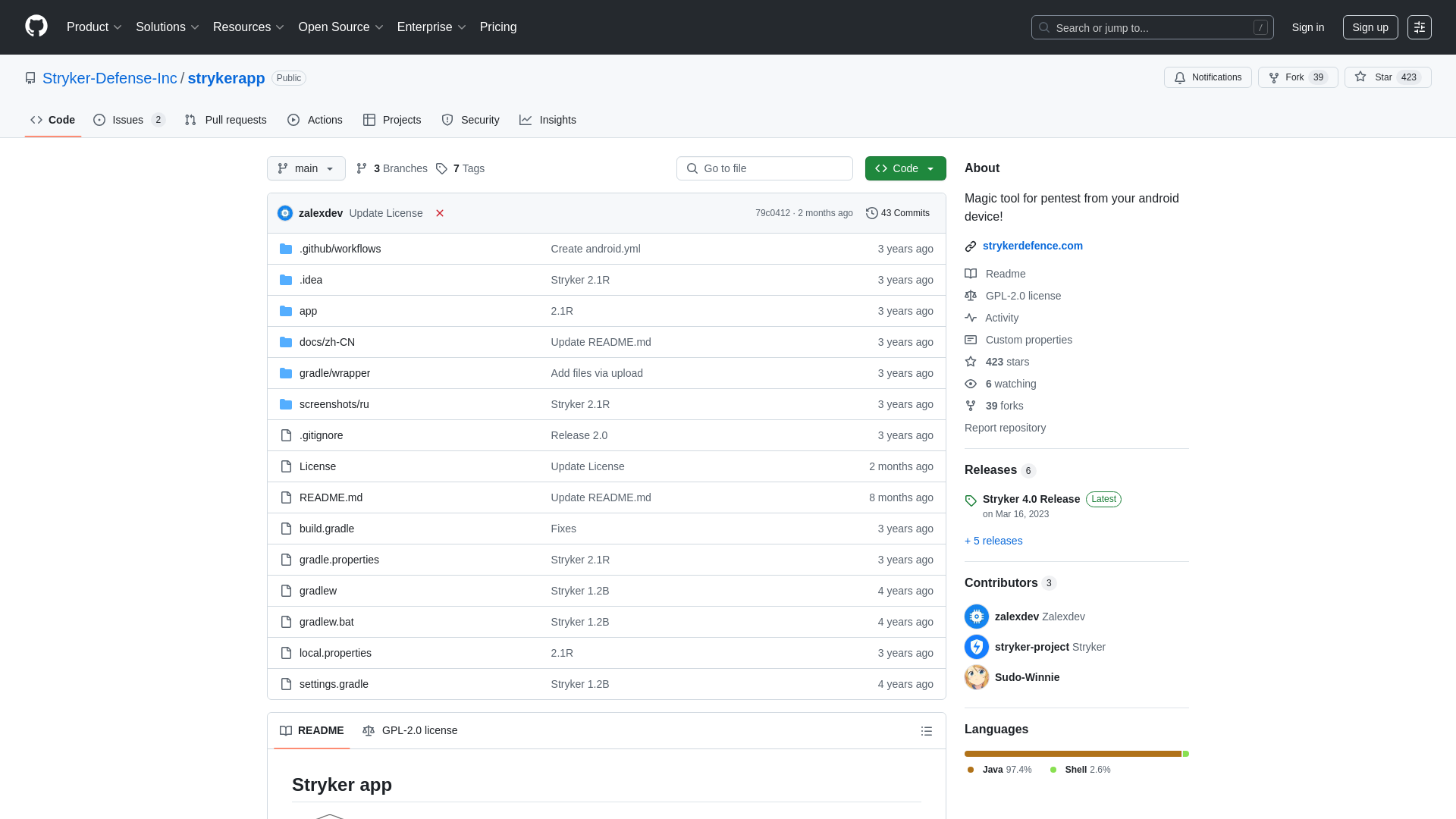 GitHub - Stryker-Defense-Inc/strykerapp: Magic tool for pentest from your android device!