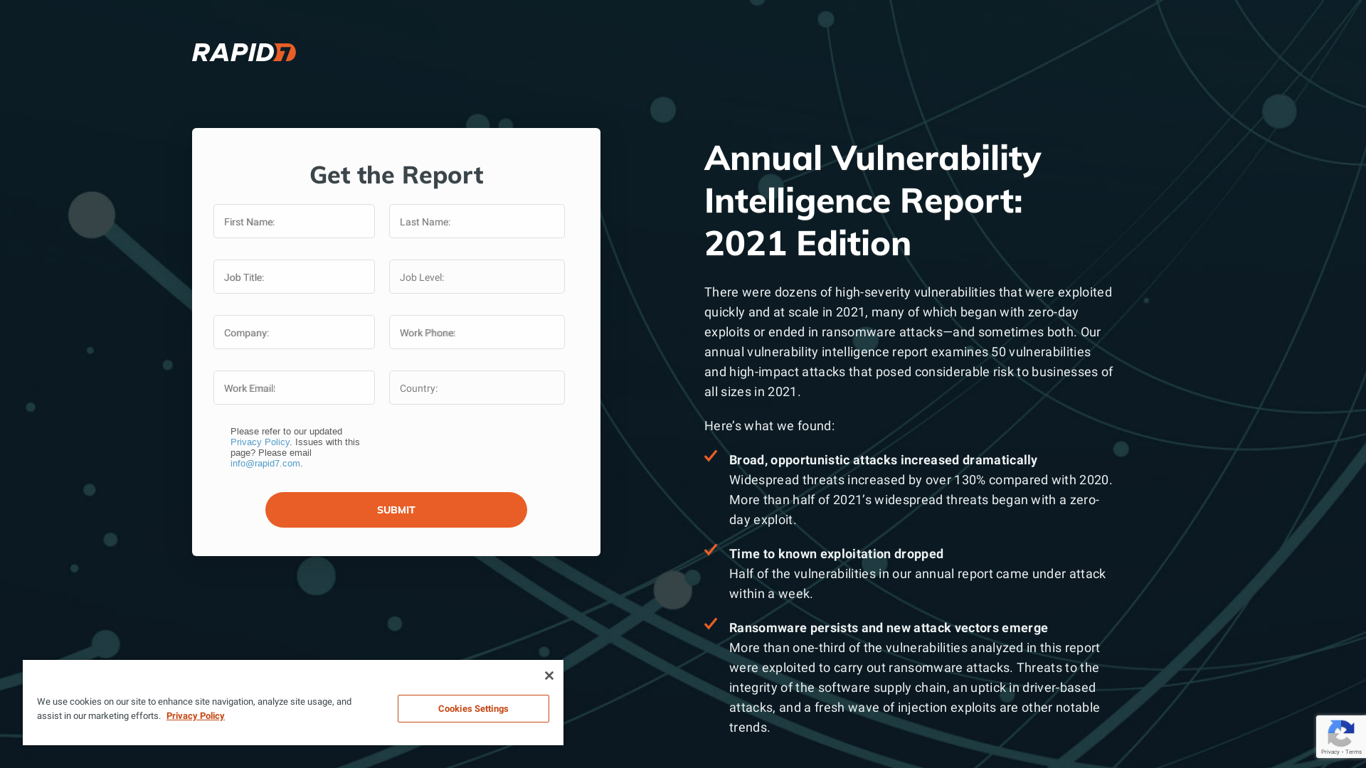 Annual Vulnerability Intelligence Report: 2021 Edition | Rapid7