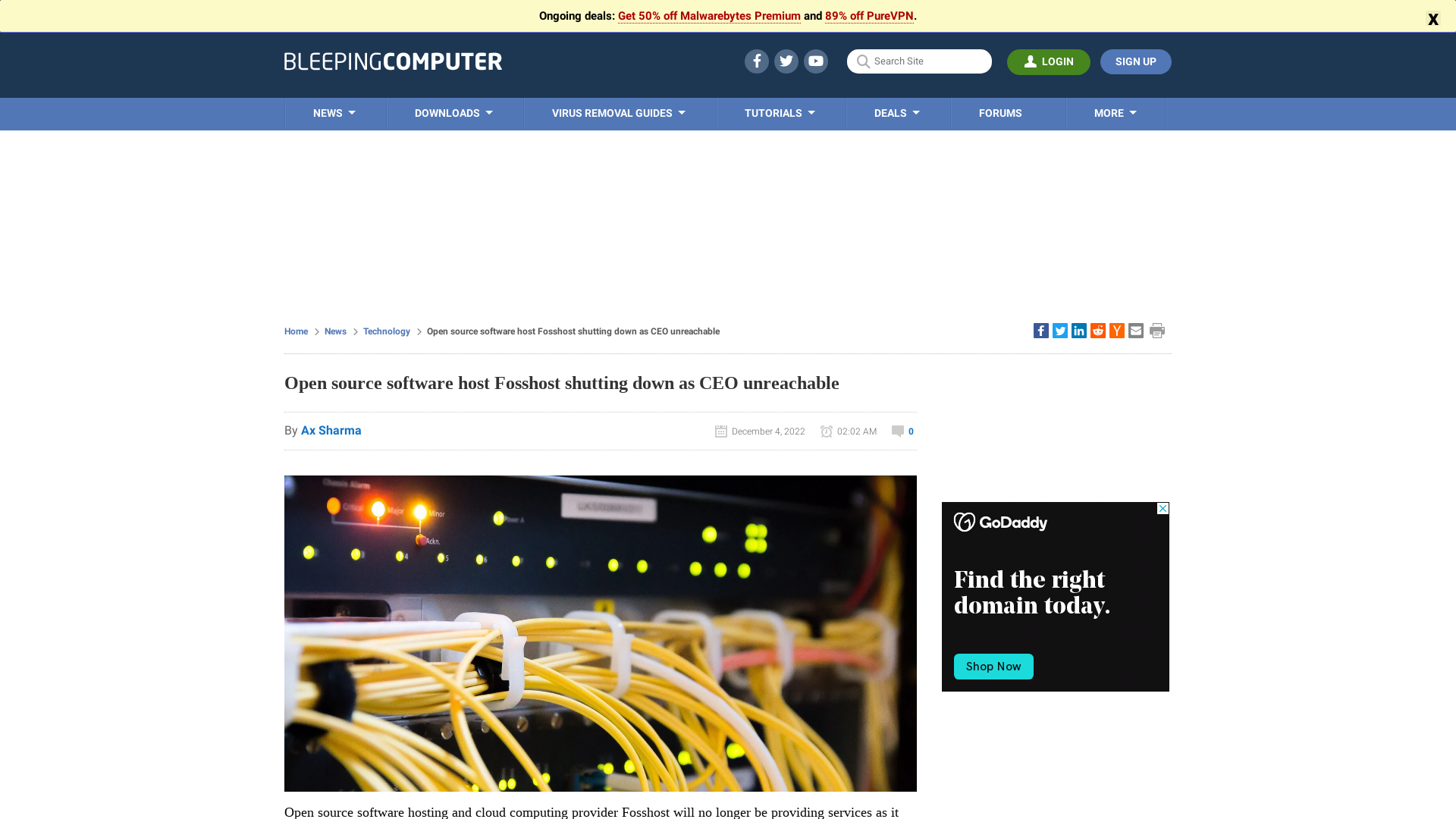 Open source software host Fosshost shutting down as CEO unreachable
