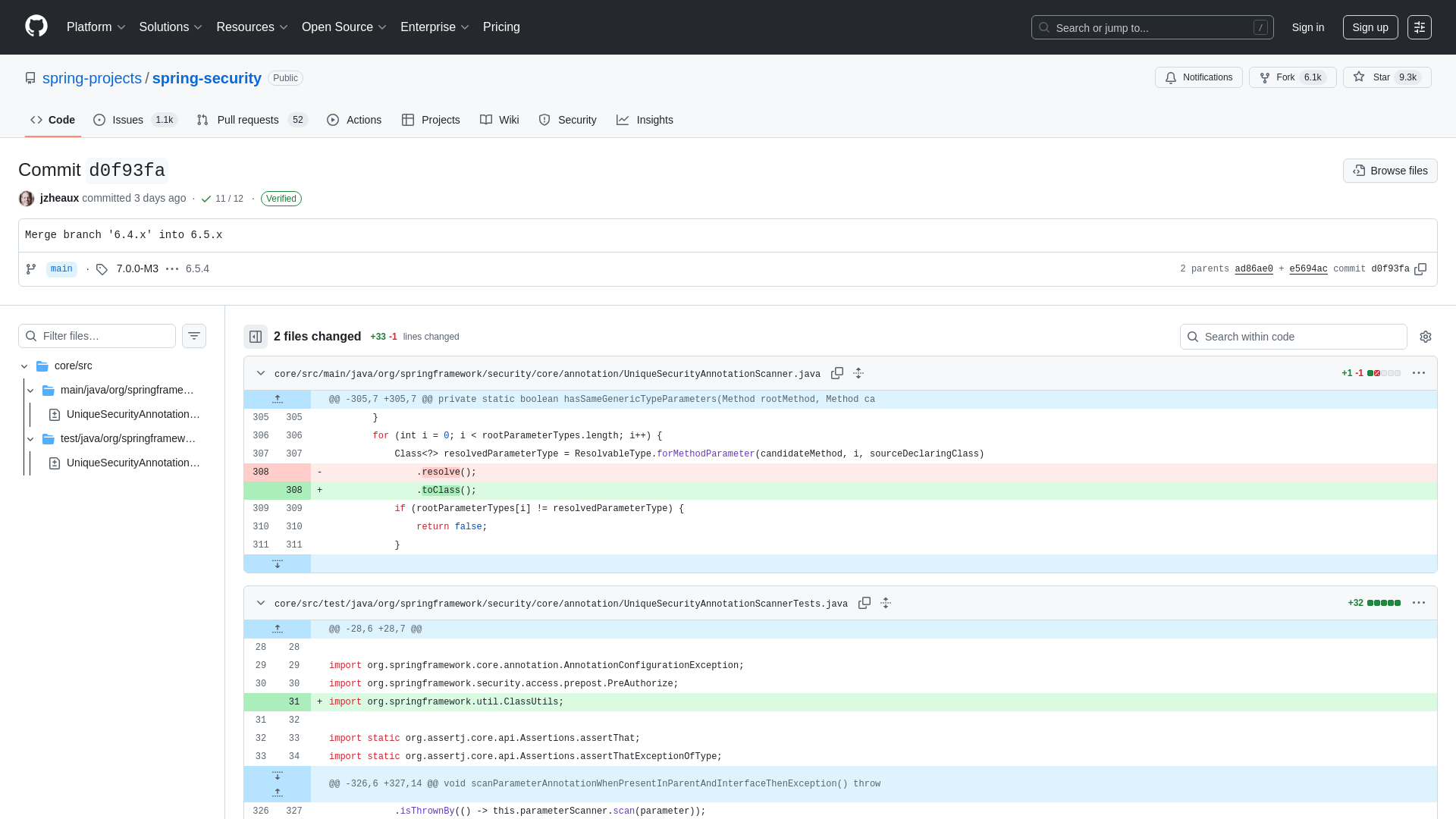 Merge branch '6.4.x' into 6.5.x · spring-projects/spring-security@d0f93fa · GitHub