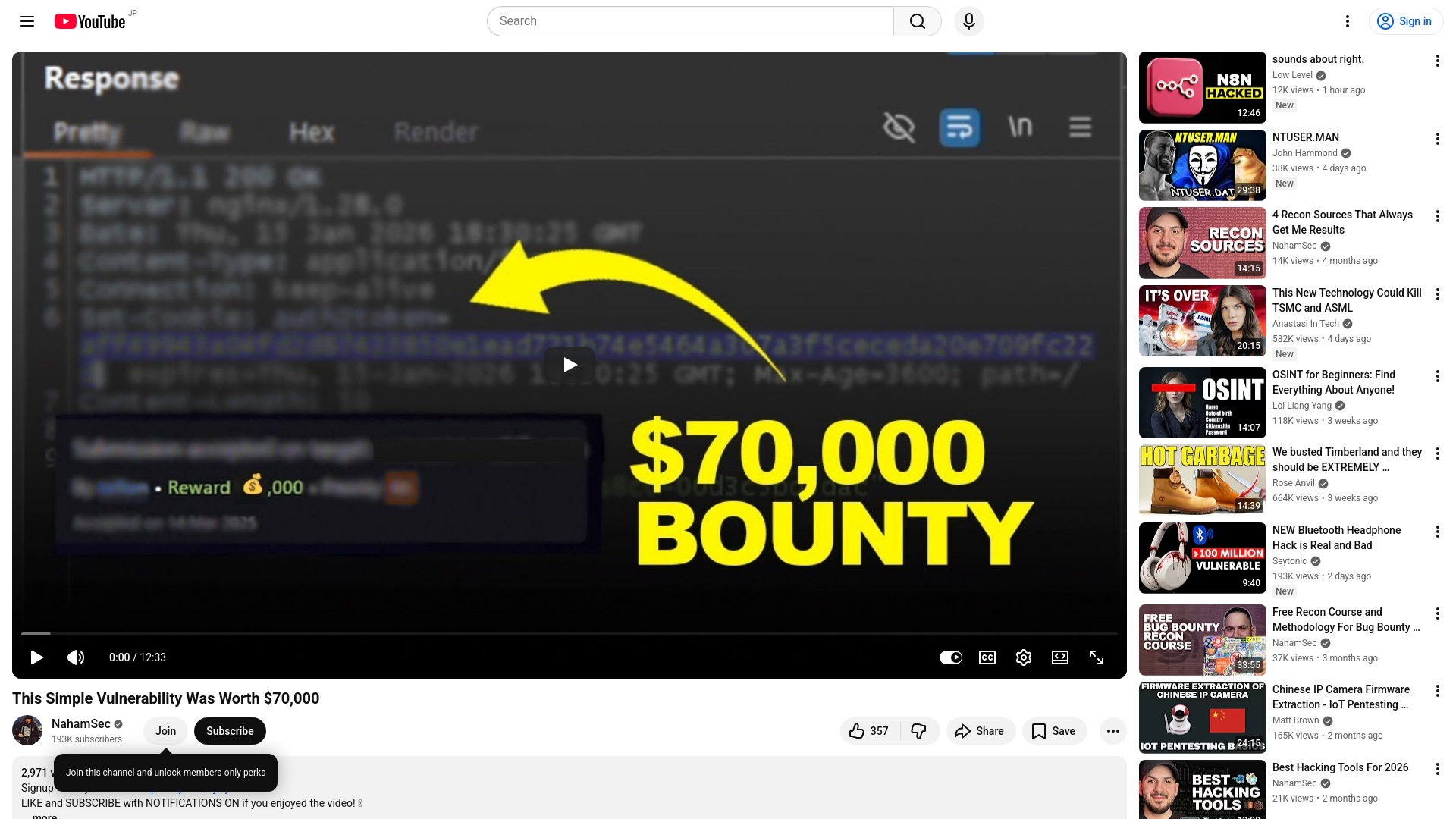 This Simple Vulnerability Was Worth $70,000 - YouTube