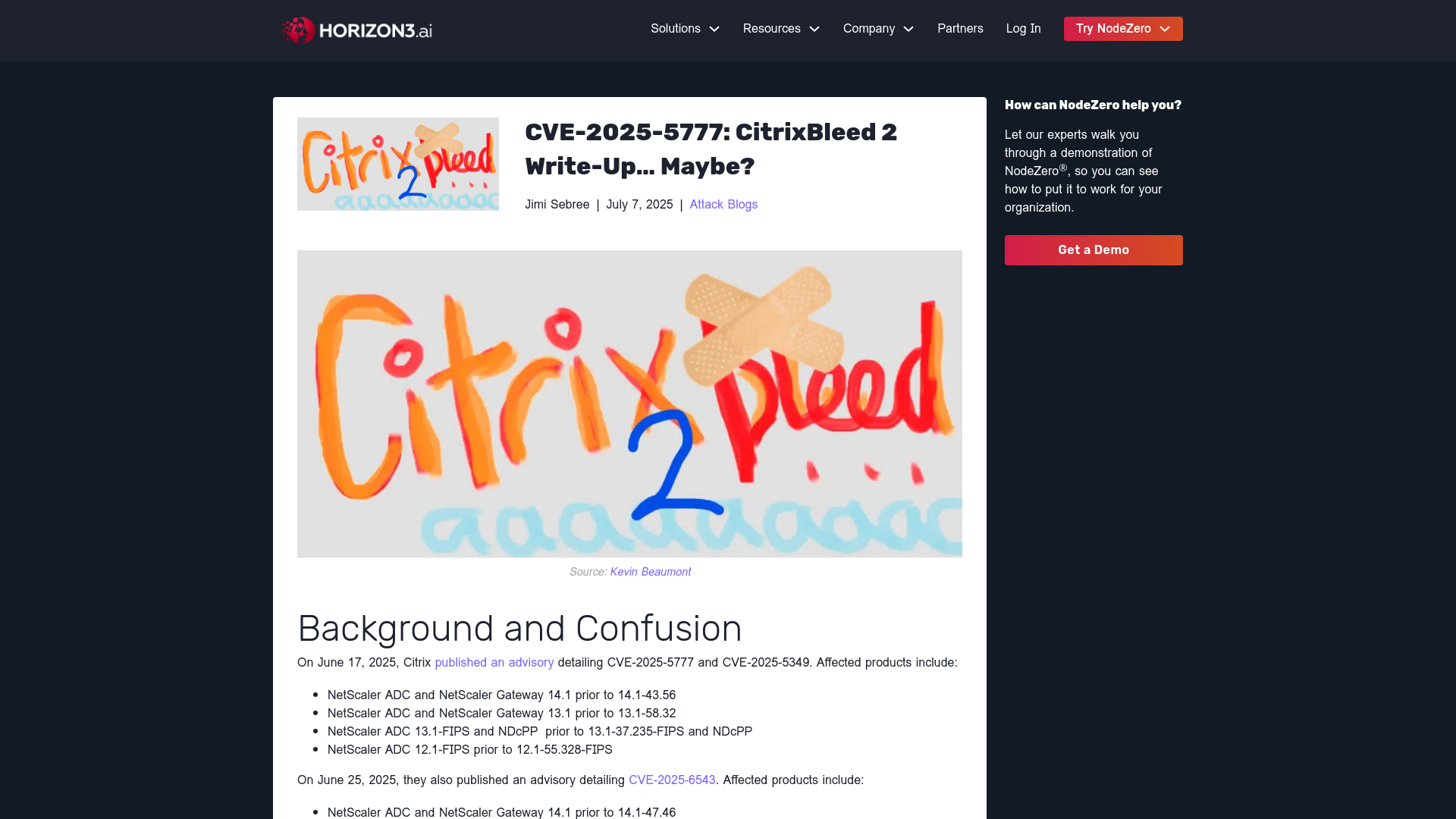 CVE-2025-5777: CitrixBleed 2 Exploit Deep Dive by Horizon3.ai