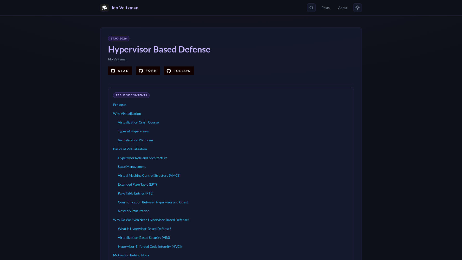 Ido Veltzman :: Security Research