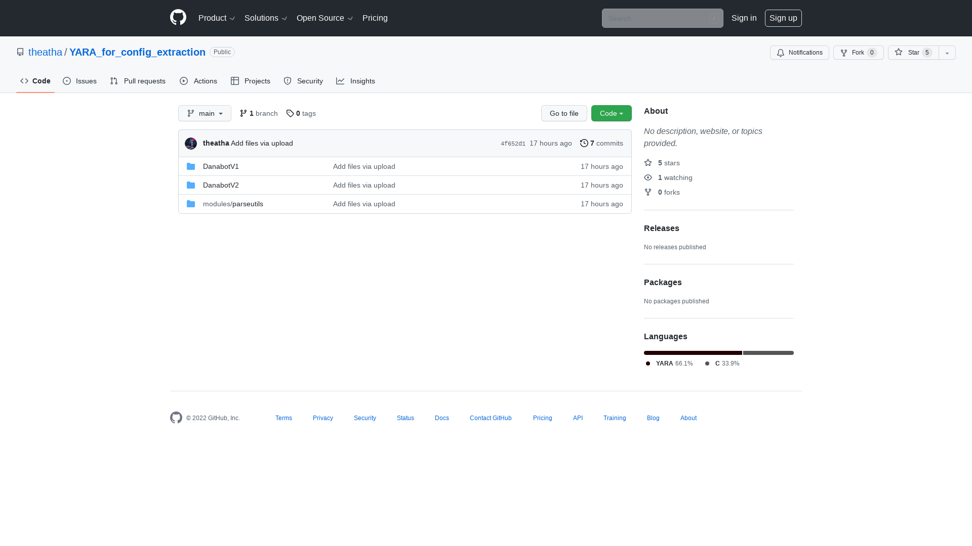 GitHub - theatha/YARA_for_config_extraction