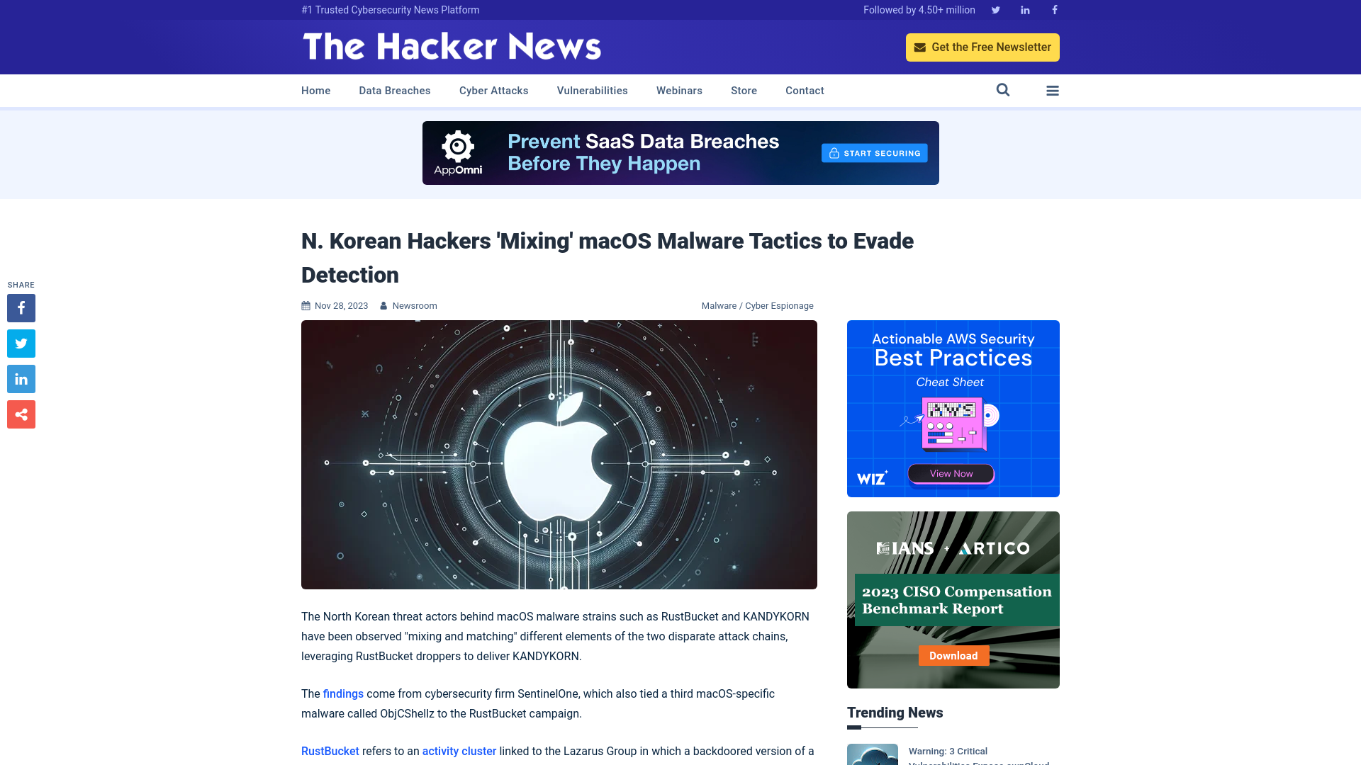 N. Korean Hackers 'Mixing' macOS Malware Tactics to Evade Detection