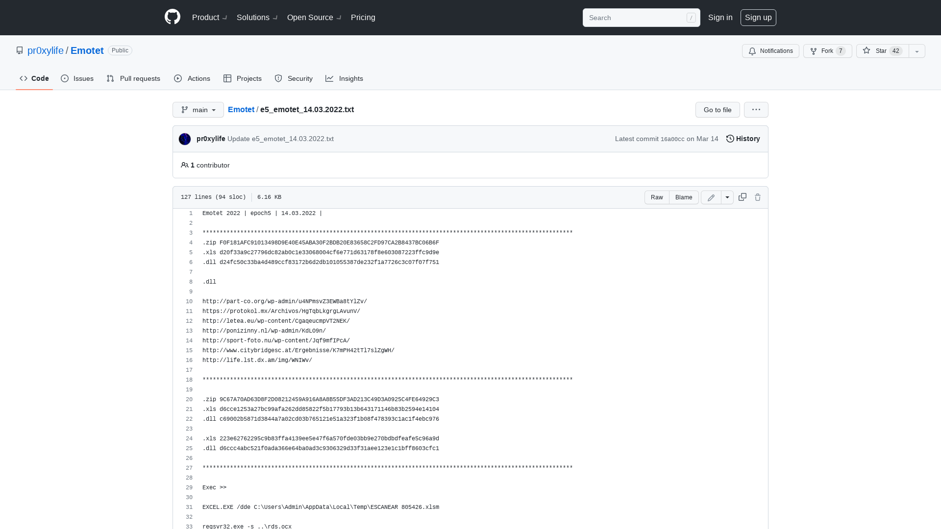 Emotet/e5_emotet_14.03.2022.txt at main · pr0xylife/Emotet · GitHub