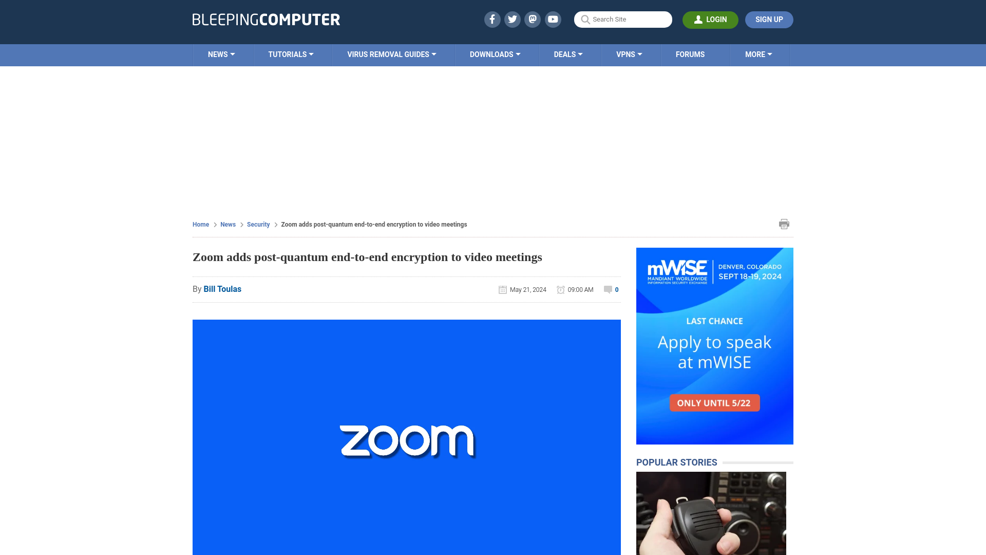 Zoom adds post-quantum end-to-end encryption to video meetings