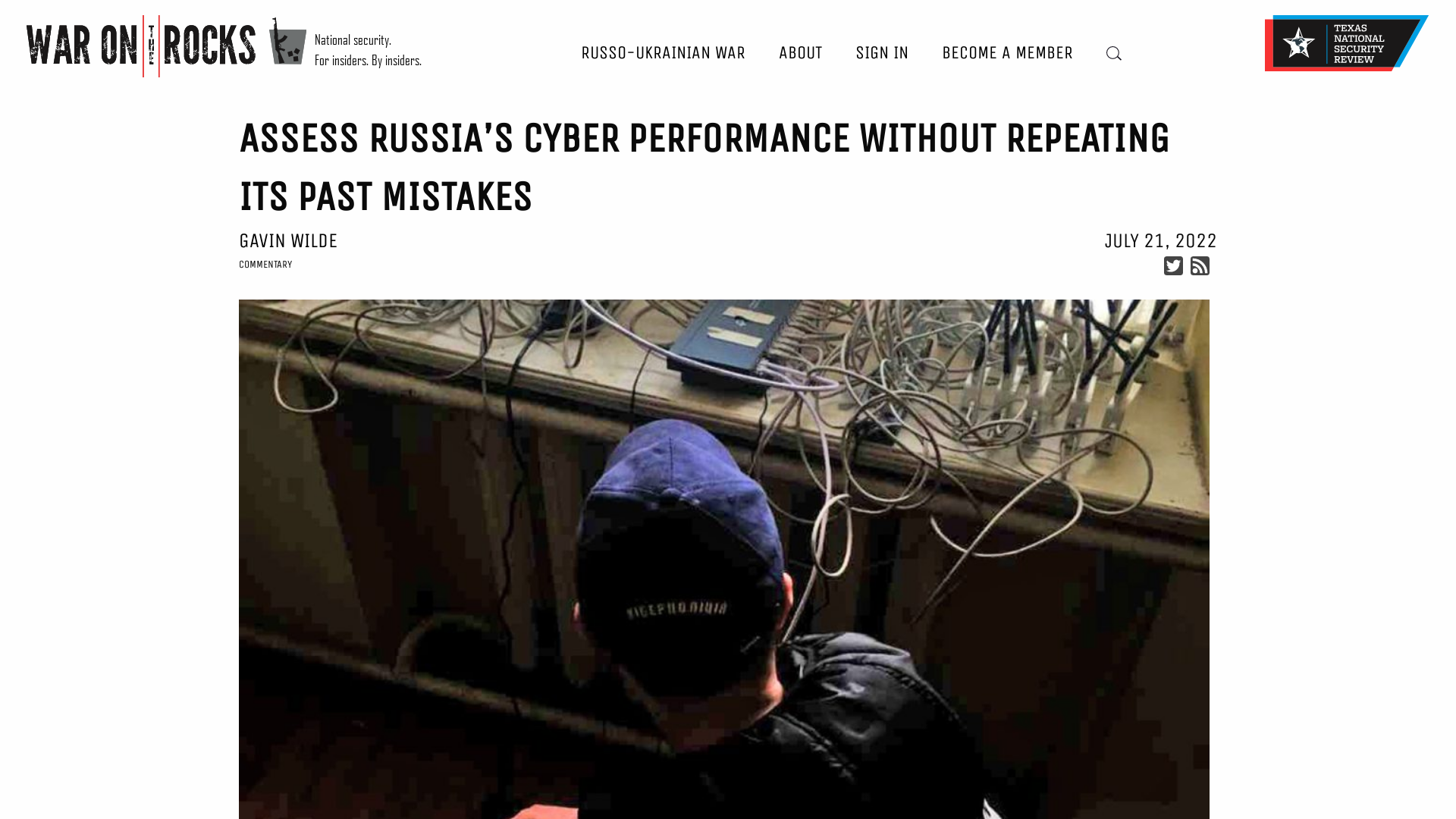 Assess Russia’s Cyber Performance Without Repeating Its Past Mistakes - War on the Rocks