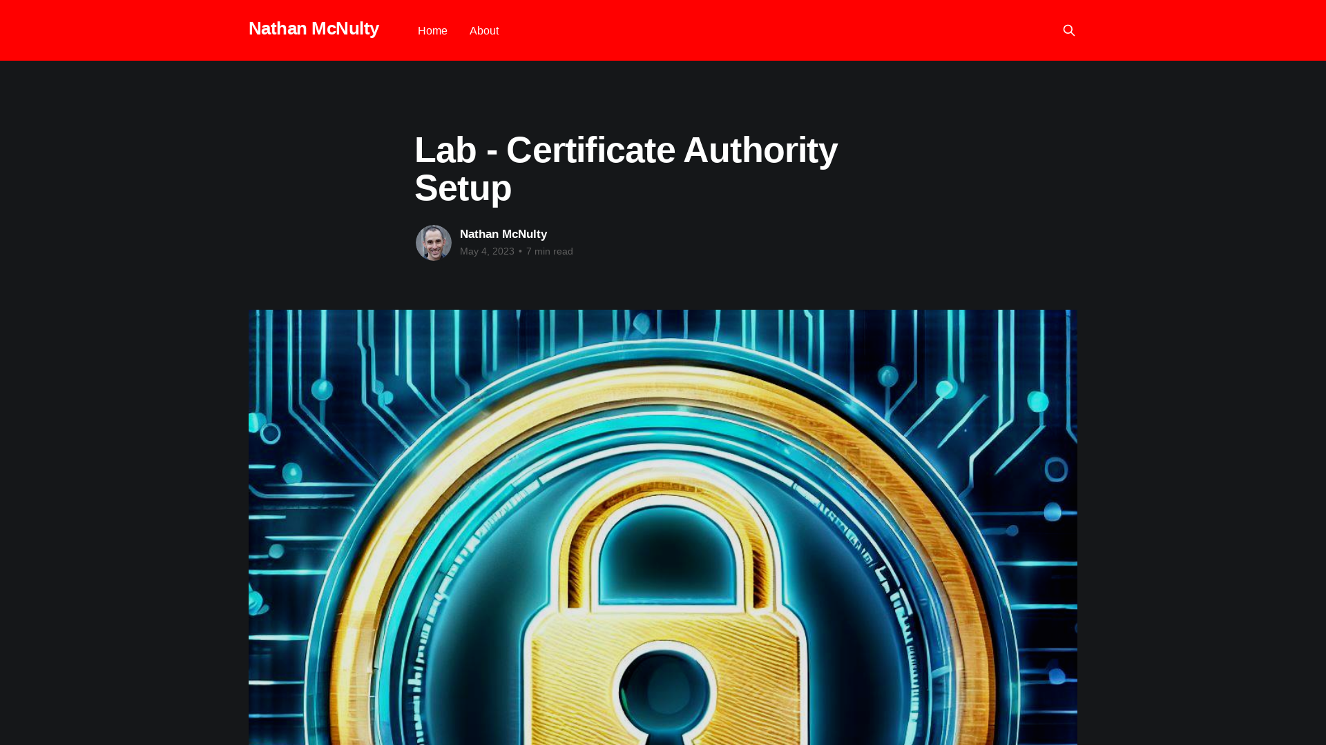 Lab - Certificate Authority Setup