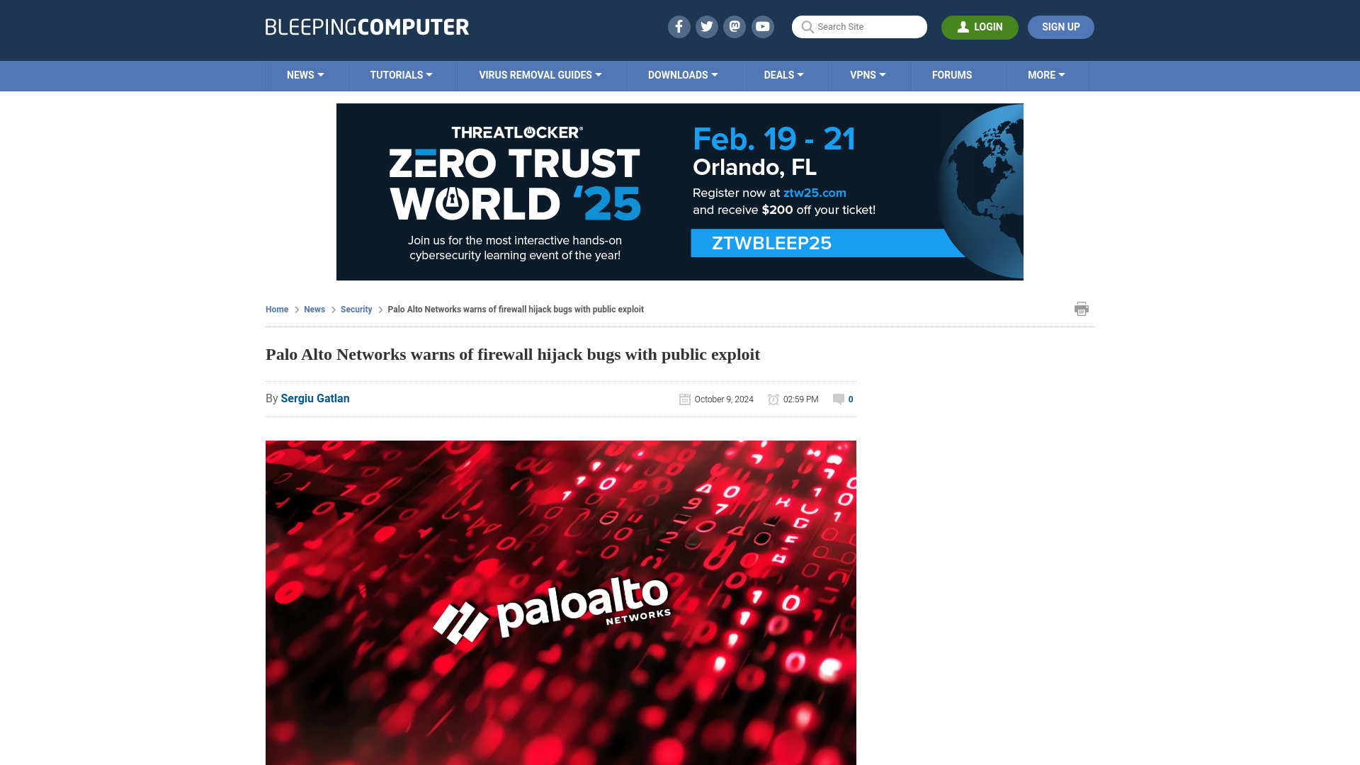 Palo Alto Networks warns of firewall hijack bugs with public exploit