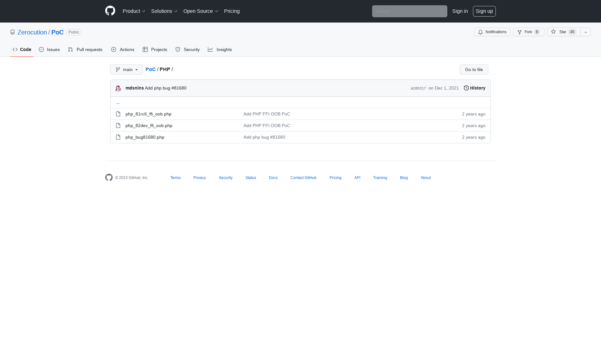 PoC/PHP at main · Zerocution/PoC · GitHub