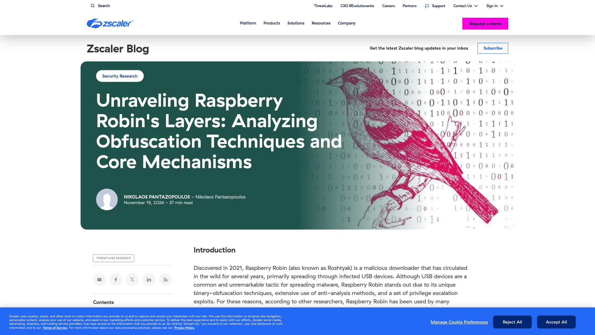 Raspberry Robin Analysis | ThreatLabz