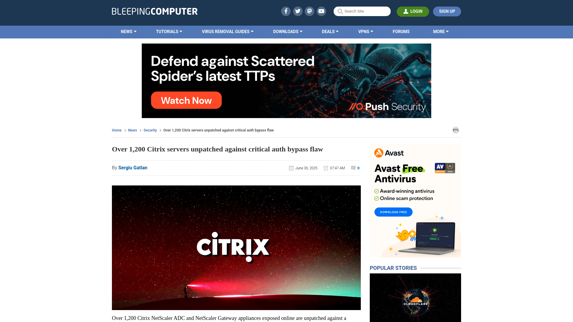 Over 1,200 Citrix servers unpatched against critical auth bypass flaw