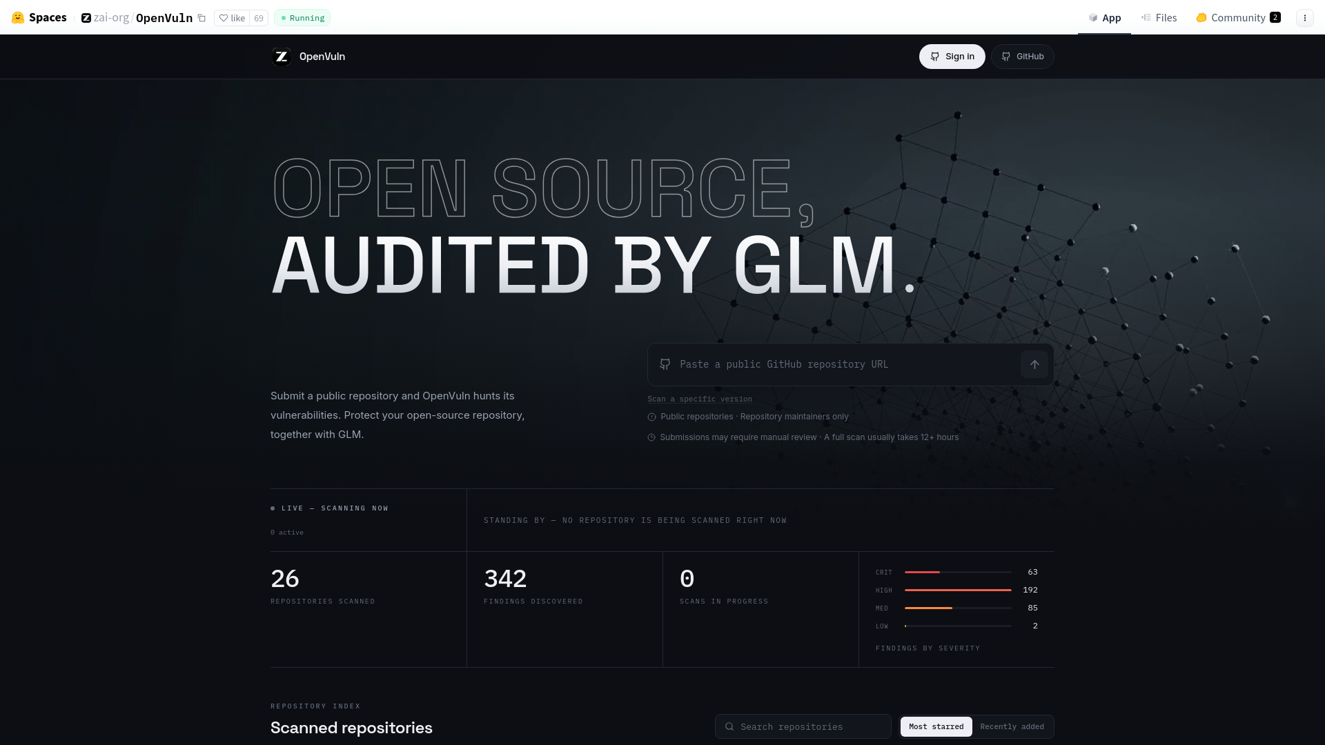 OpenVuln - a Hugging Face Space by zai-org