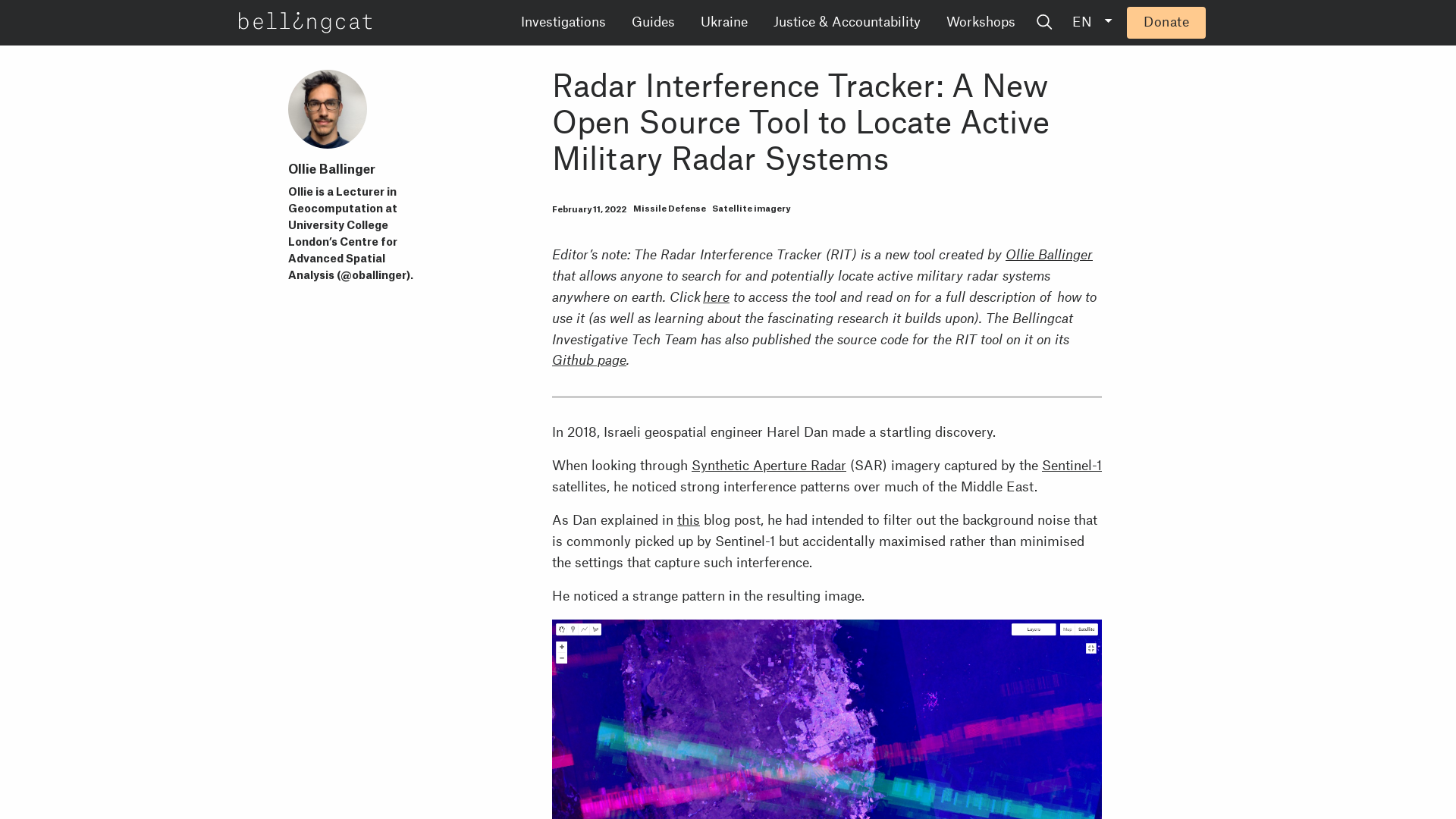 Radar Interference Tracker: A New Open Source Tool to Locate Active Military Radar Systems - bellingcat