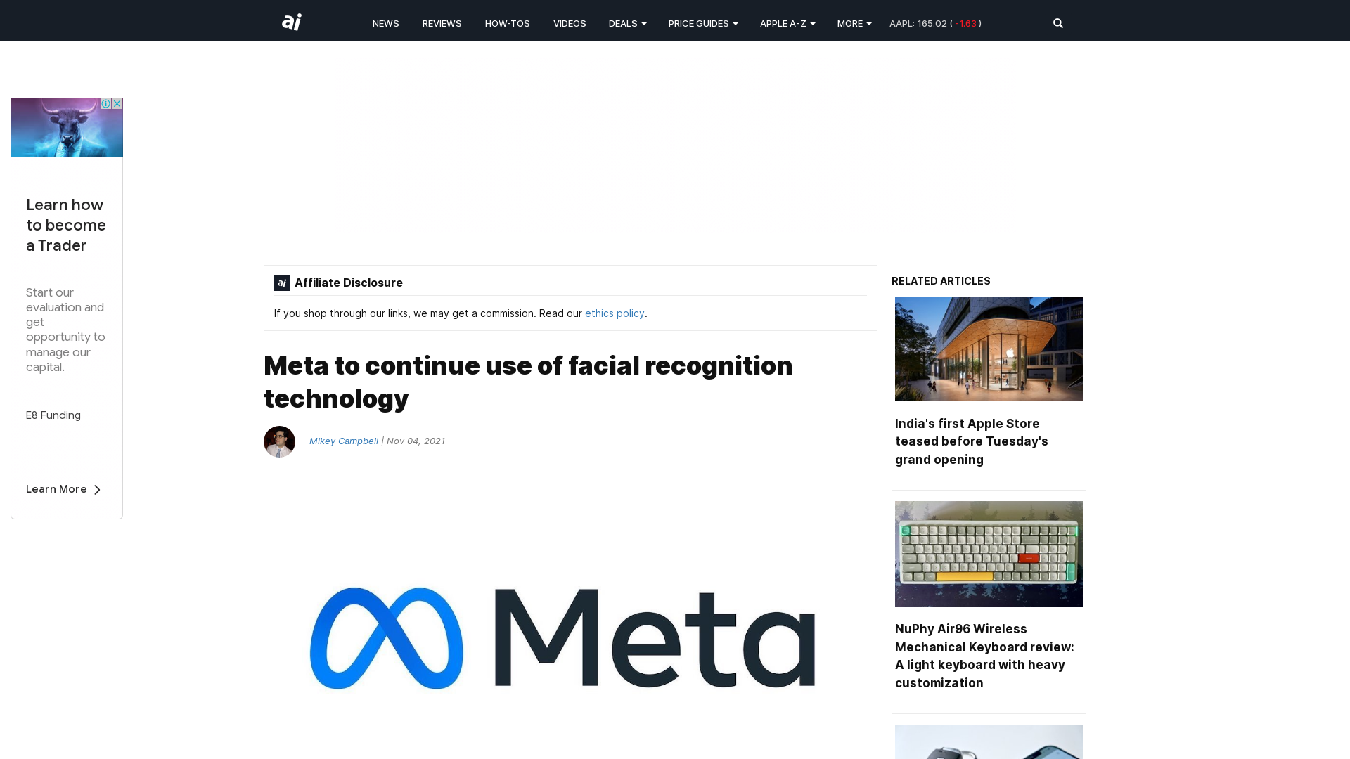 Meta to continue use of facial recognition technology | AppleInsider
