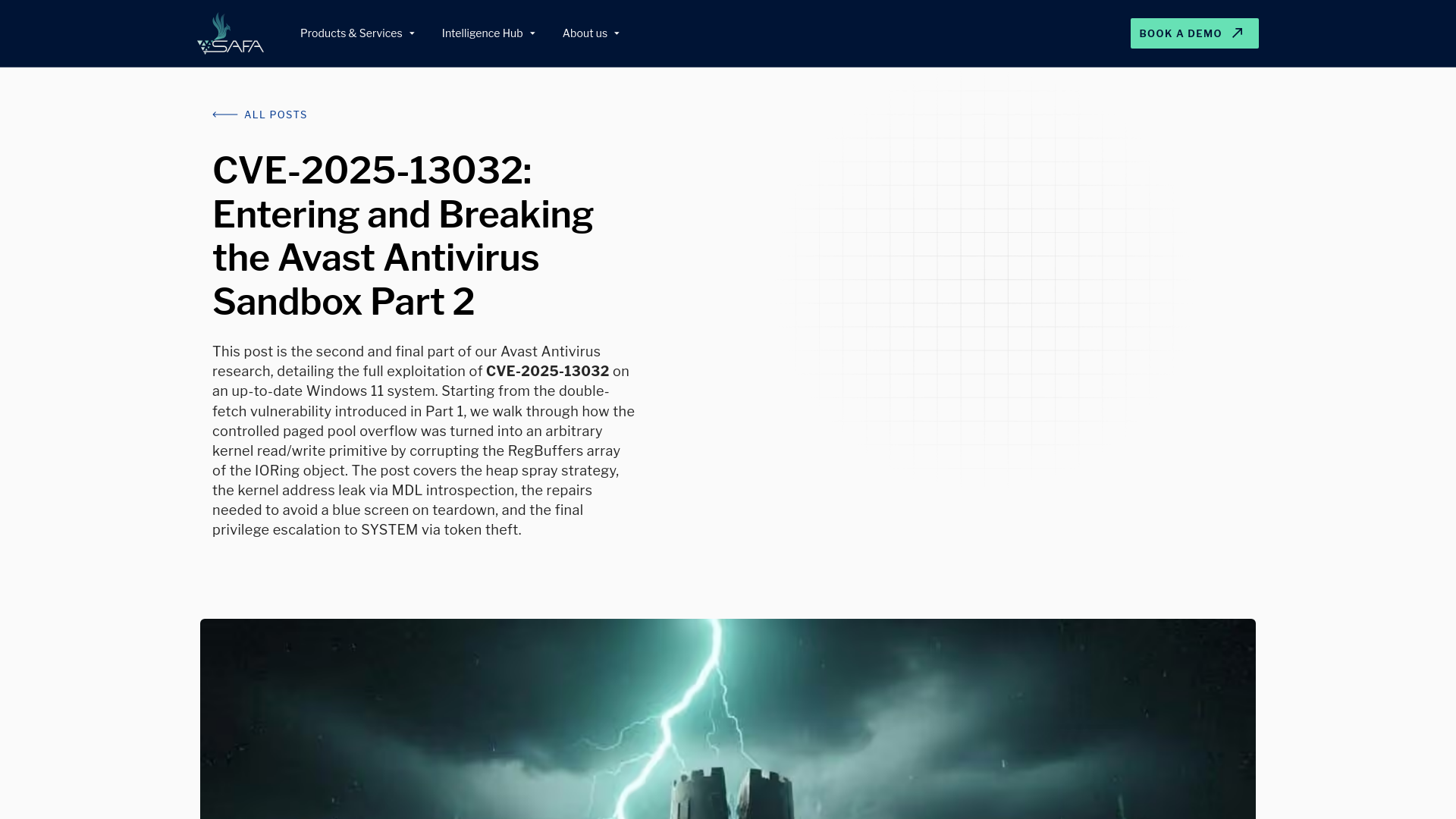CVE-2025-13032: Entering and Breaking the Avast Antivirus Sandbox Part 2