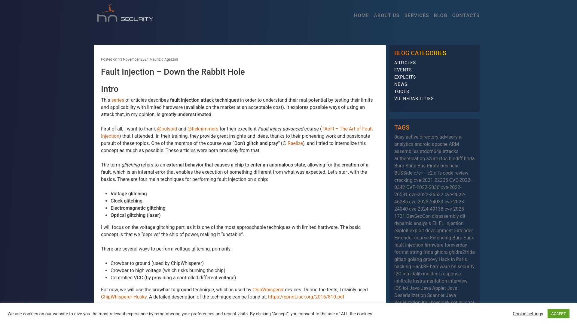 Fault Injection - Down the Rabbit Hole - hn security