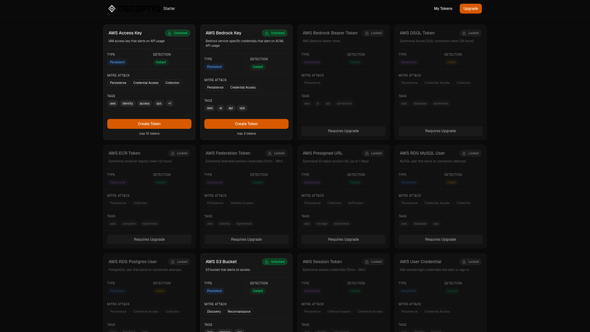 DeceptIQ Starter - Free Honey Tokens