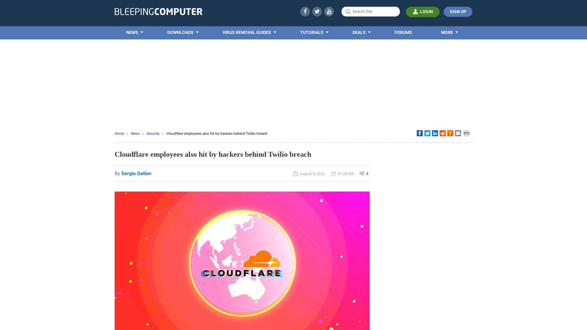 Cloudflare employees also hit by hackers behind Twilio breach