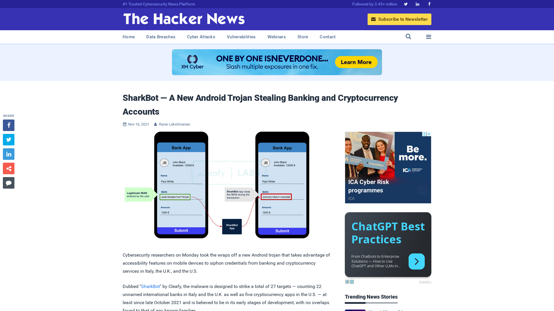 SharkBot — A New Android Trojan Stealing Banking and Cryptocurrency Accounts