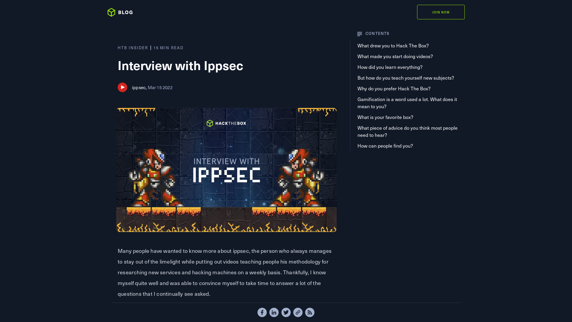 Interview with Ippsec