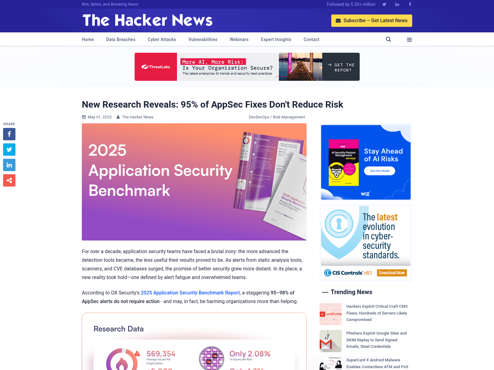 New Research Reveals: 95% of AppSec Fixes Don't Reduce Risk
