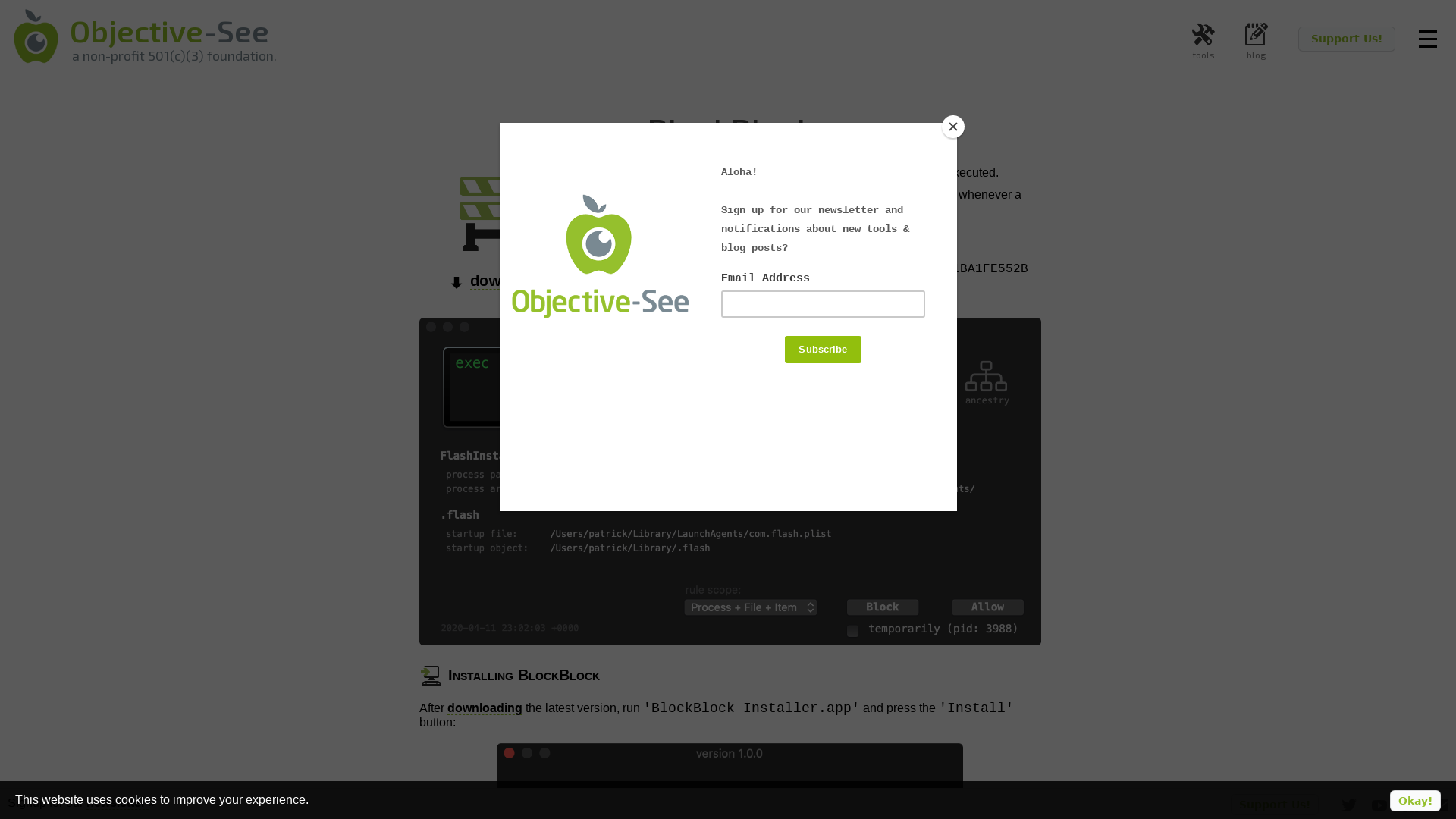 Objective-See: BlockBlock