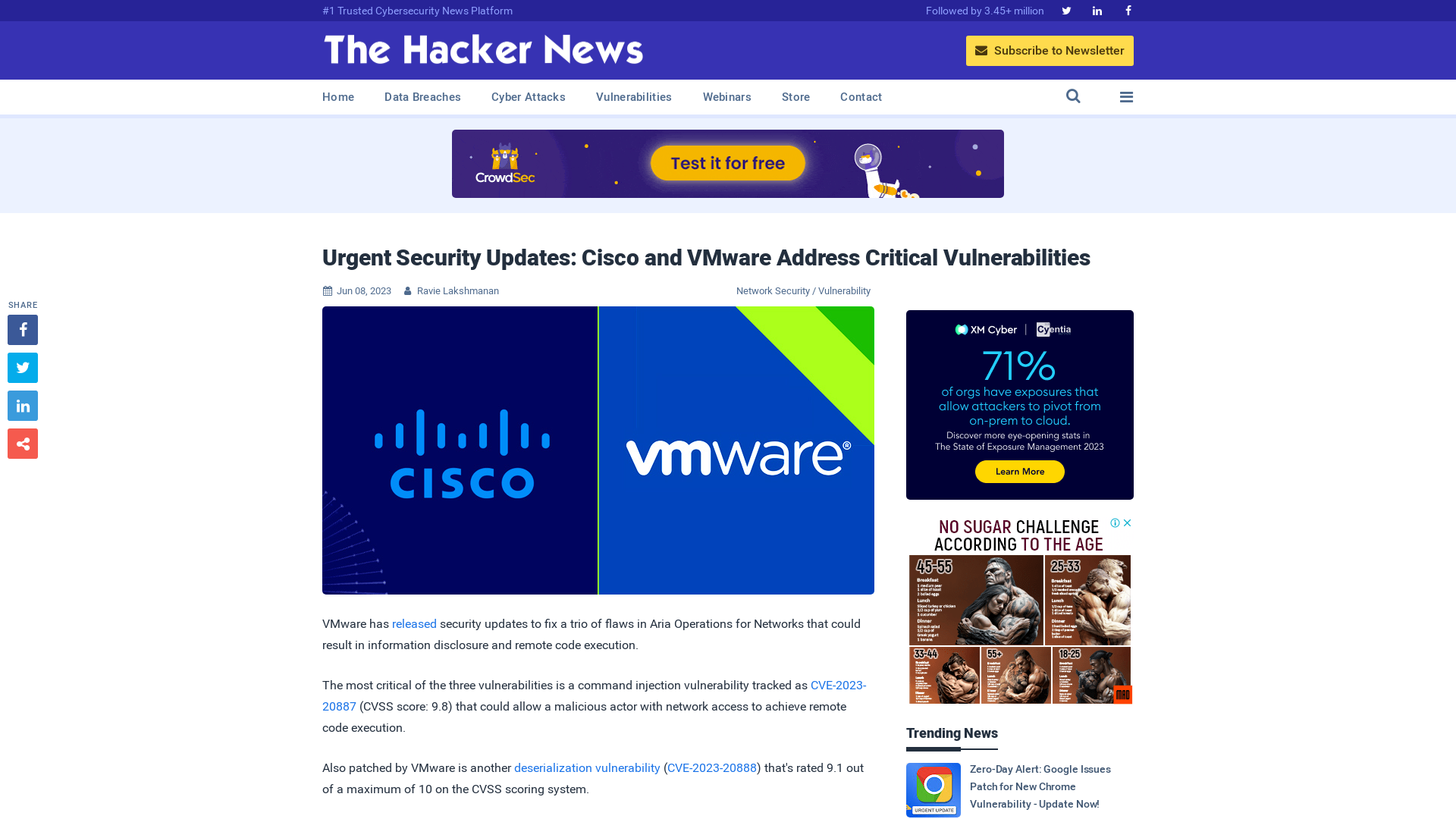 Urgent Security Updates: Cisco and VMware Address Critical Vulnerabilities