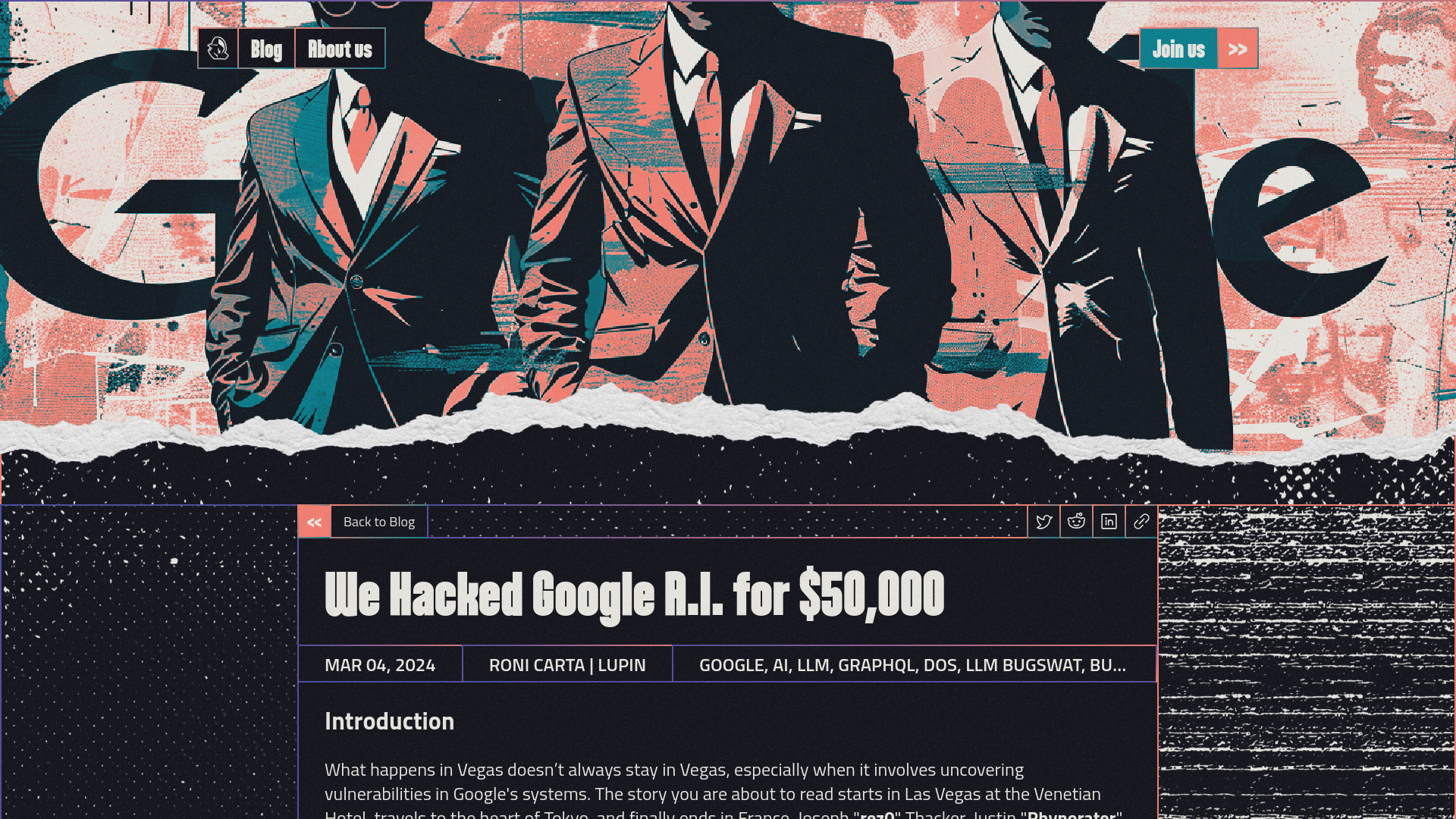 We Hacked Google A.I. for $50,000 - Lupin & Holmes