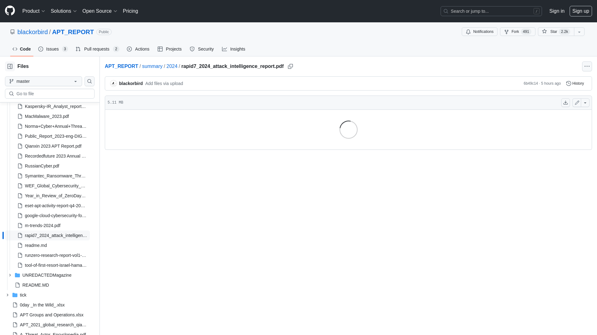 APT_REPORT/summary/2024/rapid7_2024_attack_intelligence_report.pdf at master · blackorbird/APT_REPORT · GitHub