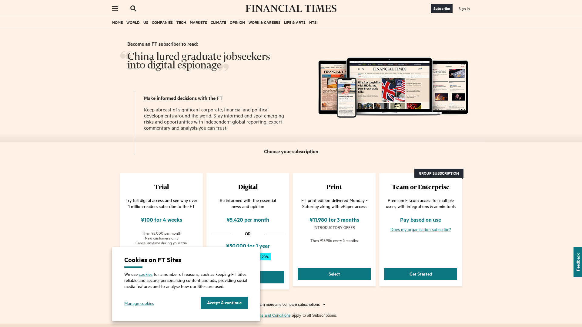 Subscribe to read | Financial Times