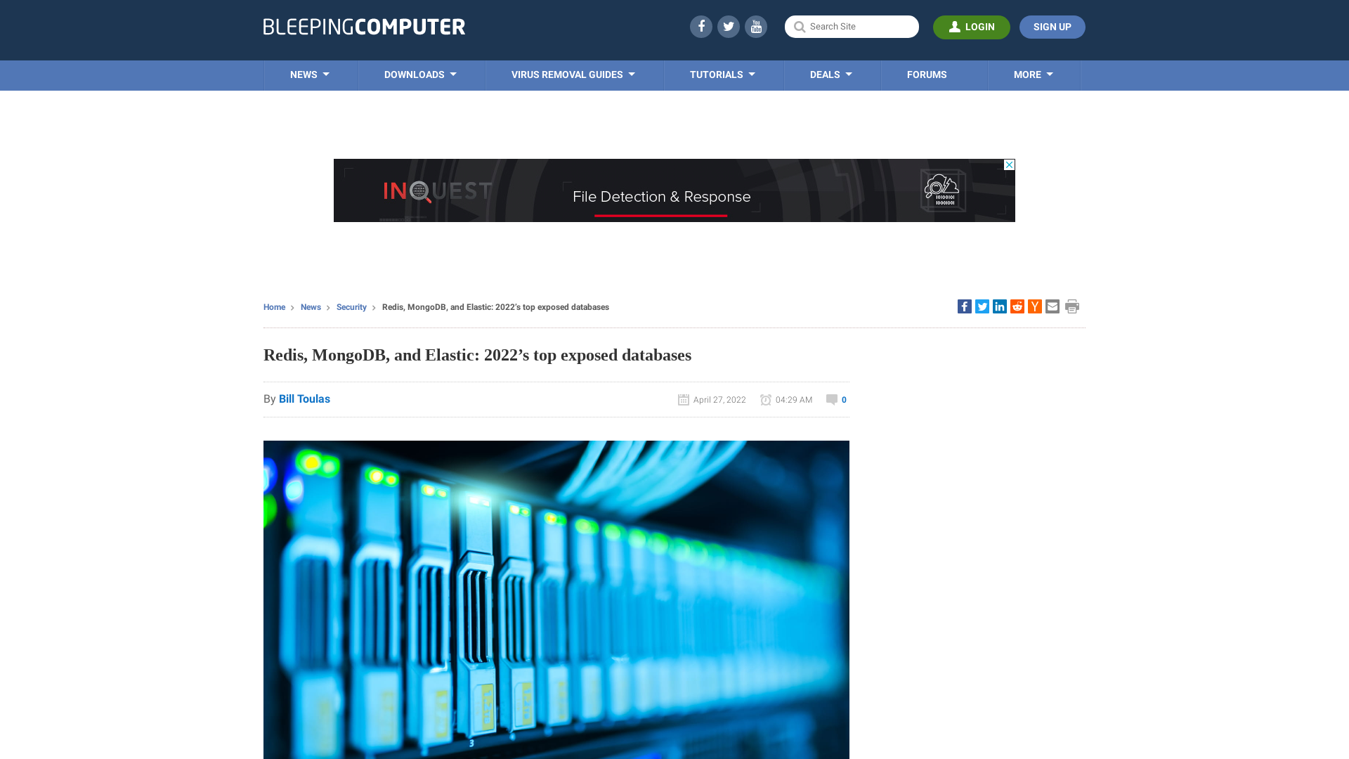 Redis, MongoDB, and Elastic: 2022’s top exposed databases