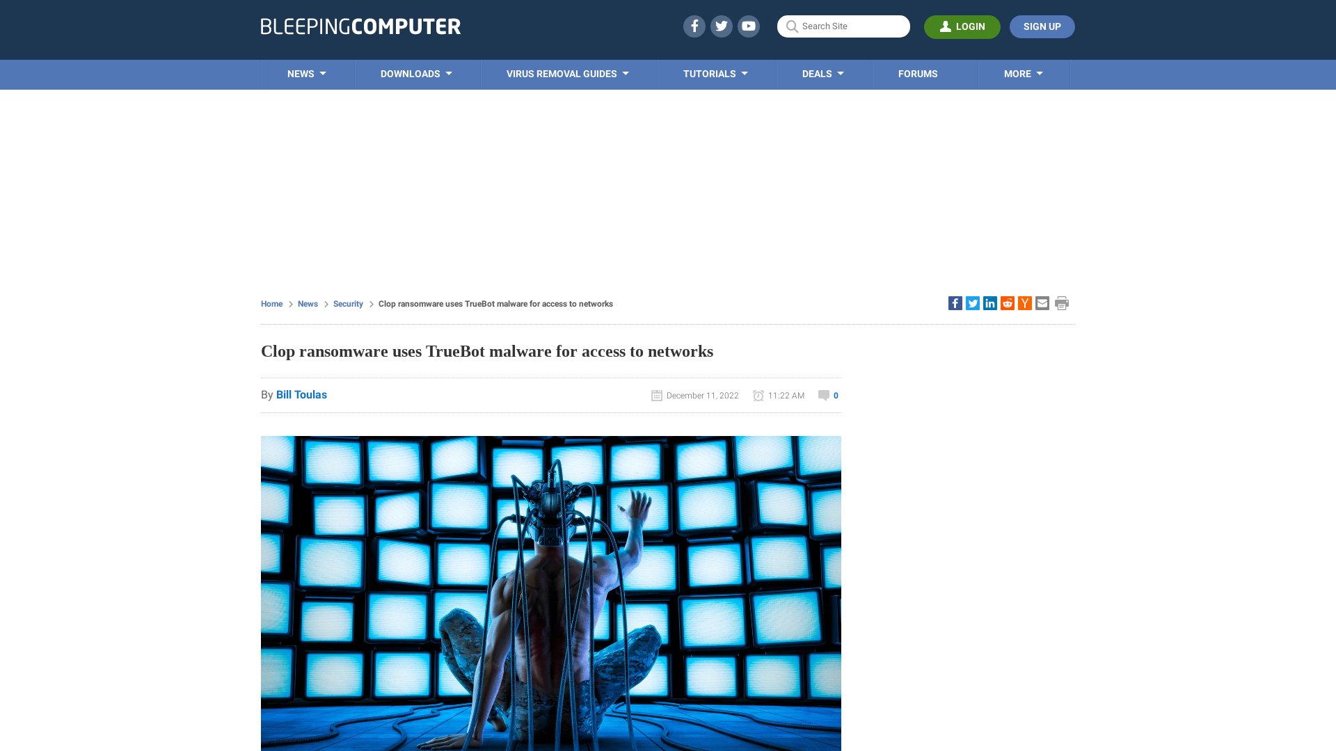 Clop ransomware uses TrueBot malware for access to networks