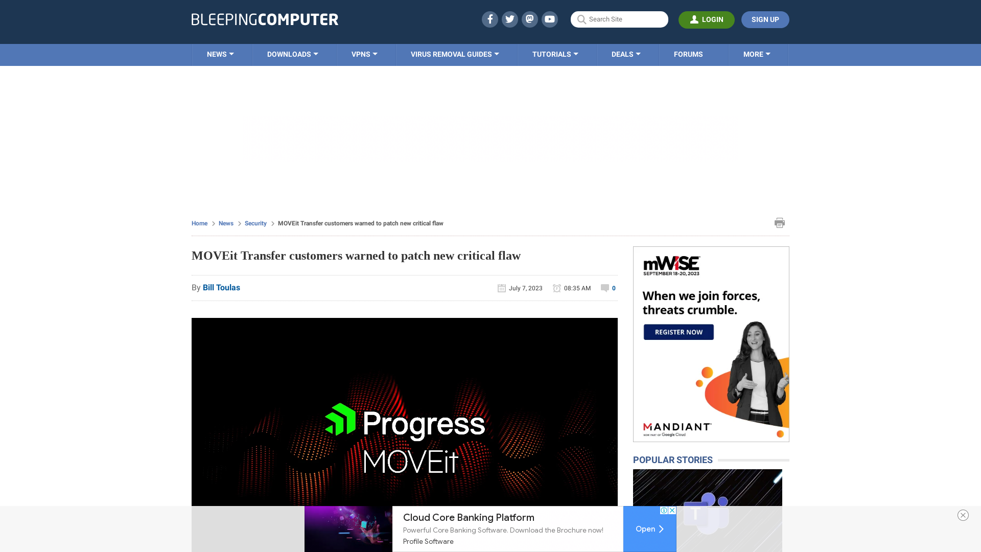 MOVEit Transfer customers warned to patch new critical flaw