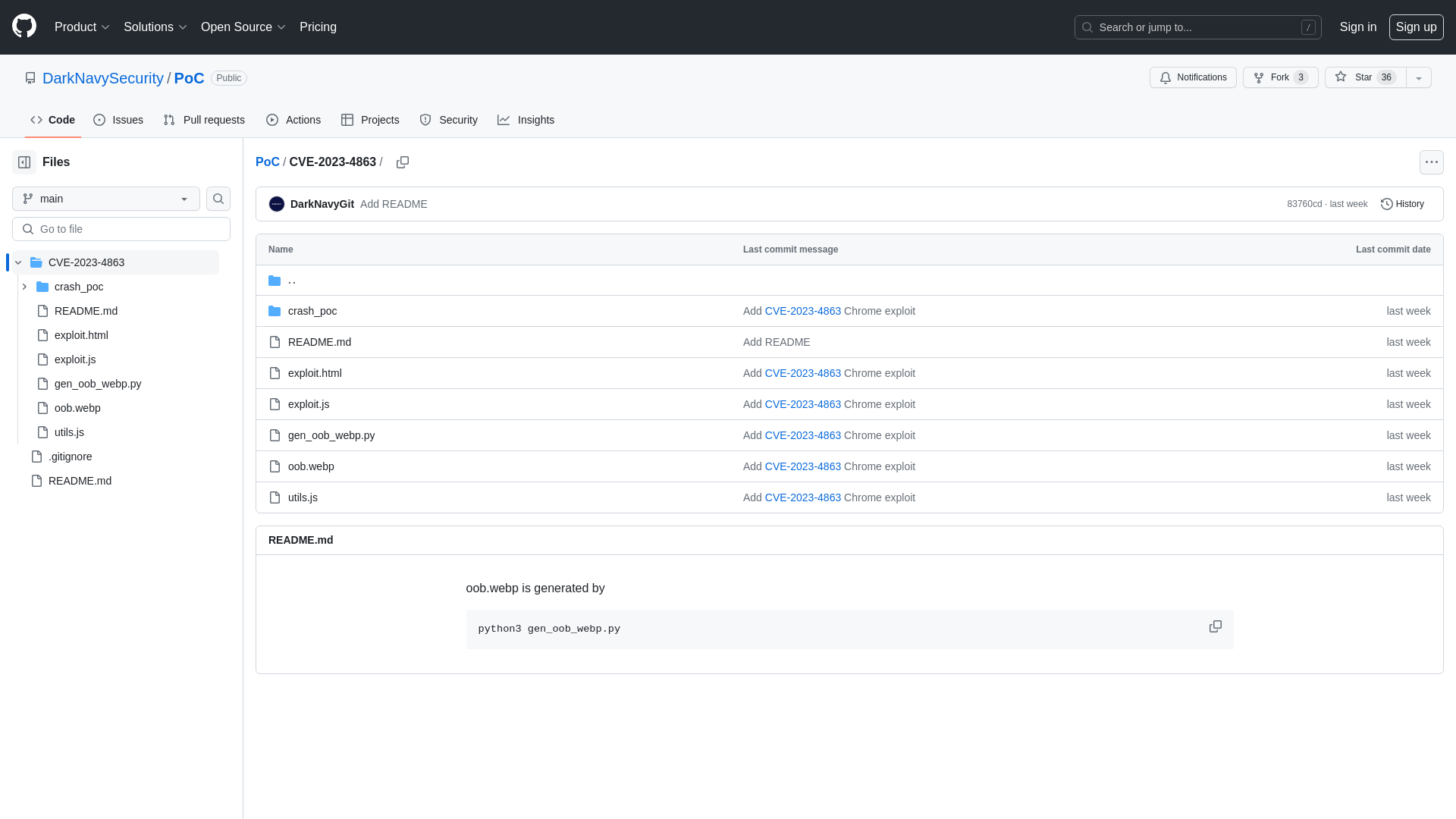 PoC/CVE-2023-4863 at main · DarkNavySecurity/PoC · GitHub