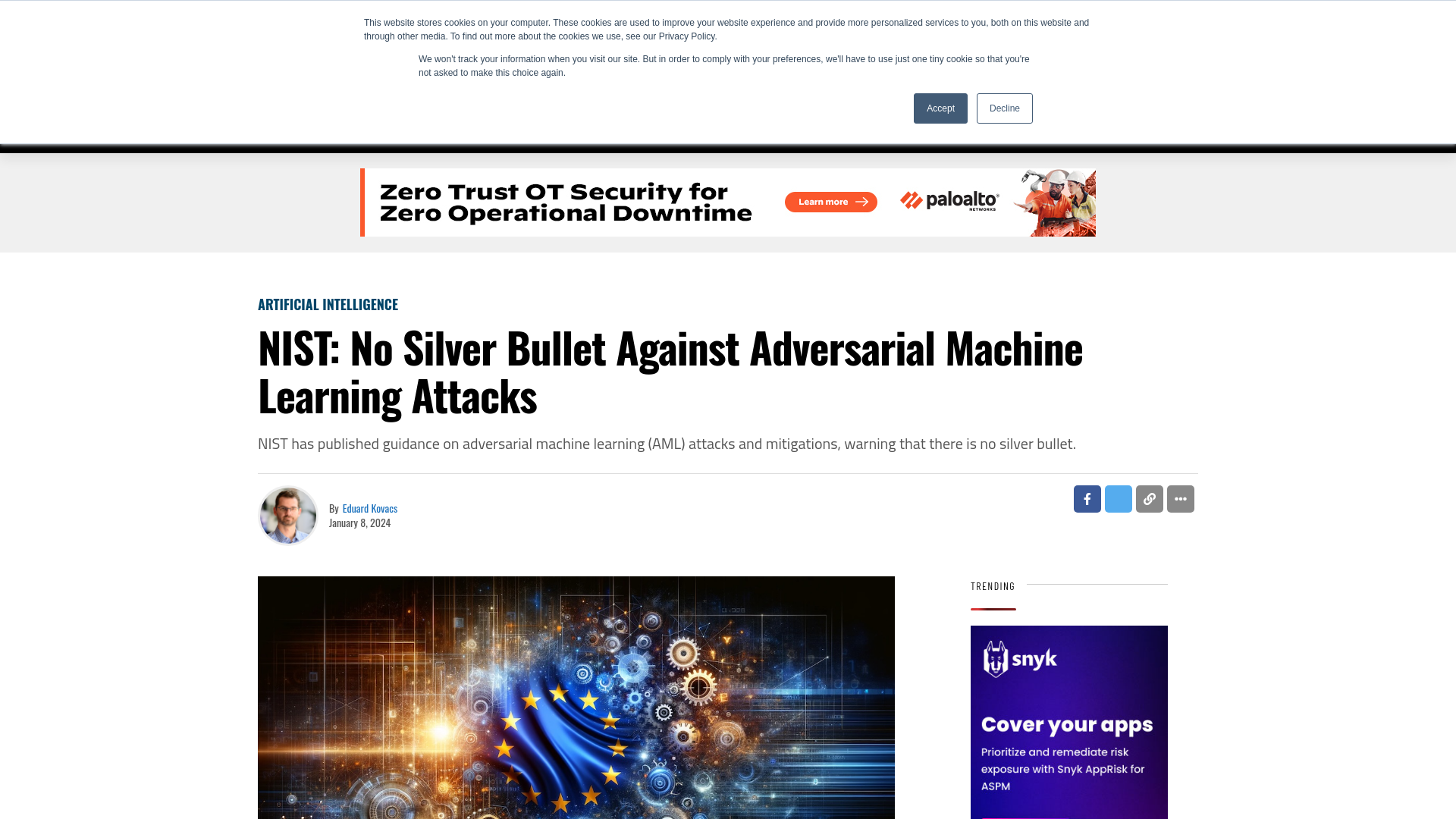 NIST: No Silver Bullet Against Adversarial Machine Learning Attacks - SecurityWeek