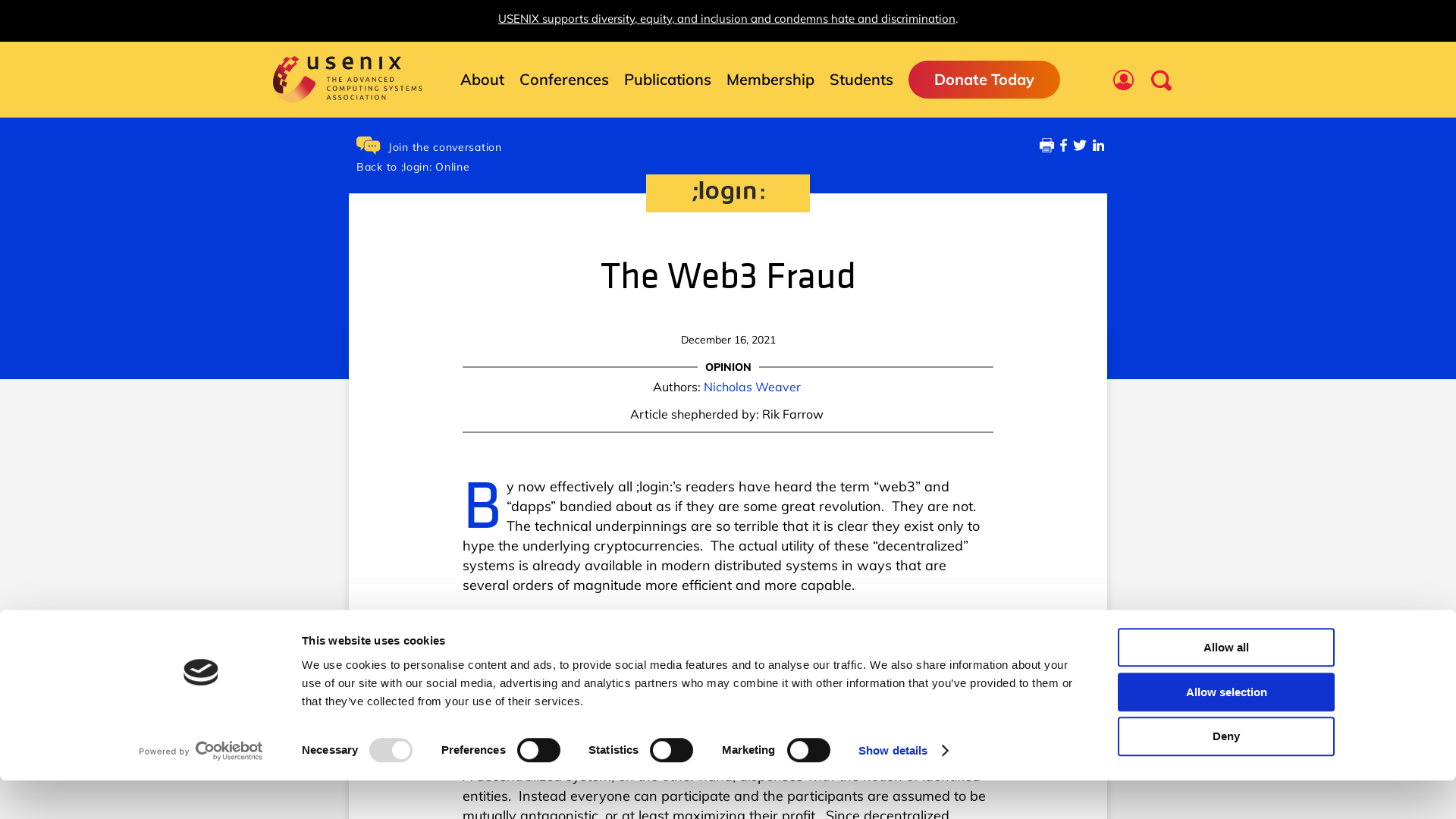 The Web3 Fraud | USENIX