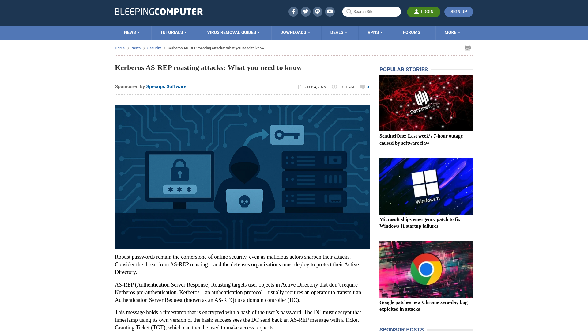 Kerberos AS-REP roasting attacks: What you need to know