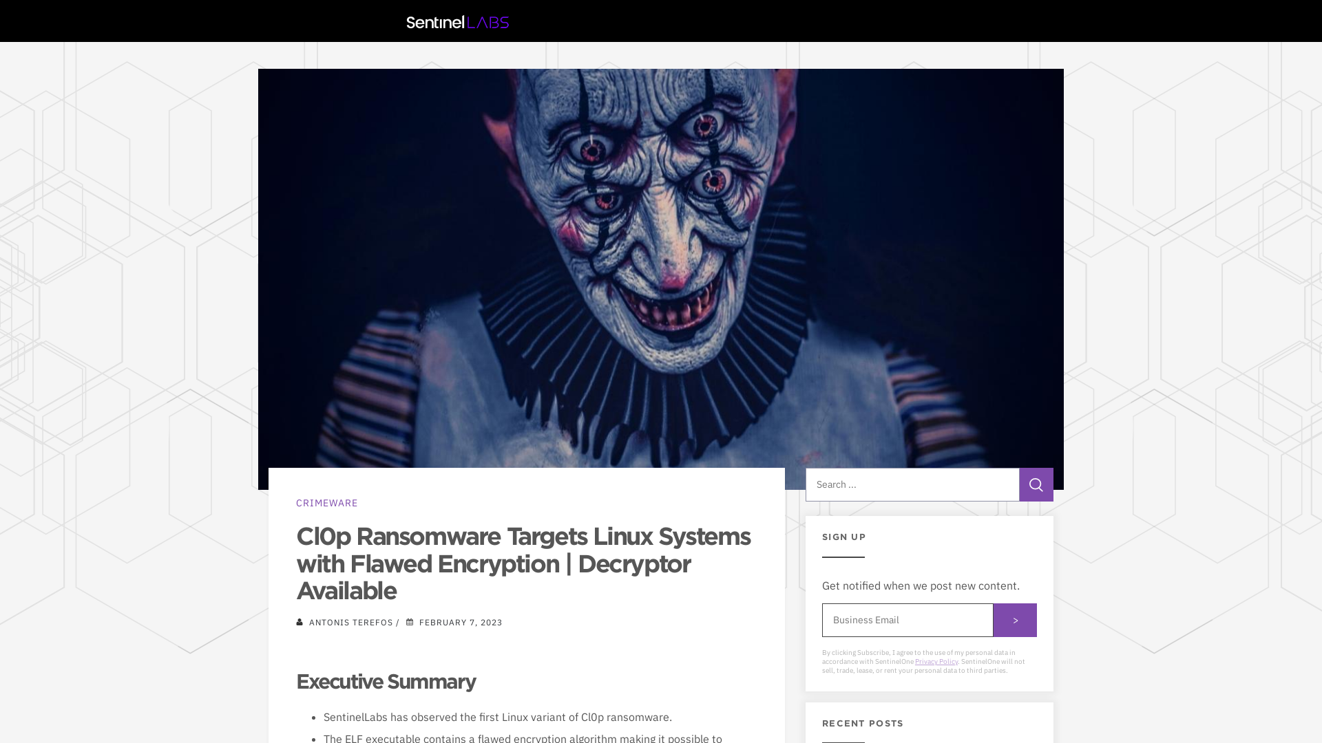 Cl0p Ransomware Targets Linux Systems with Flawed Encryption | Decryptor Available - SentinelOne