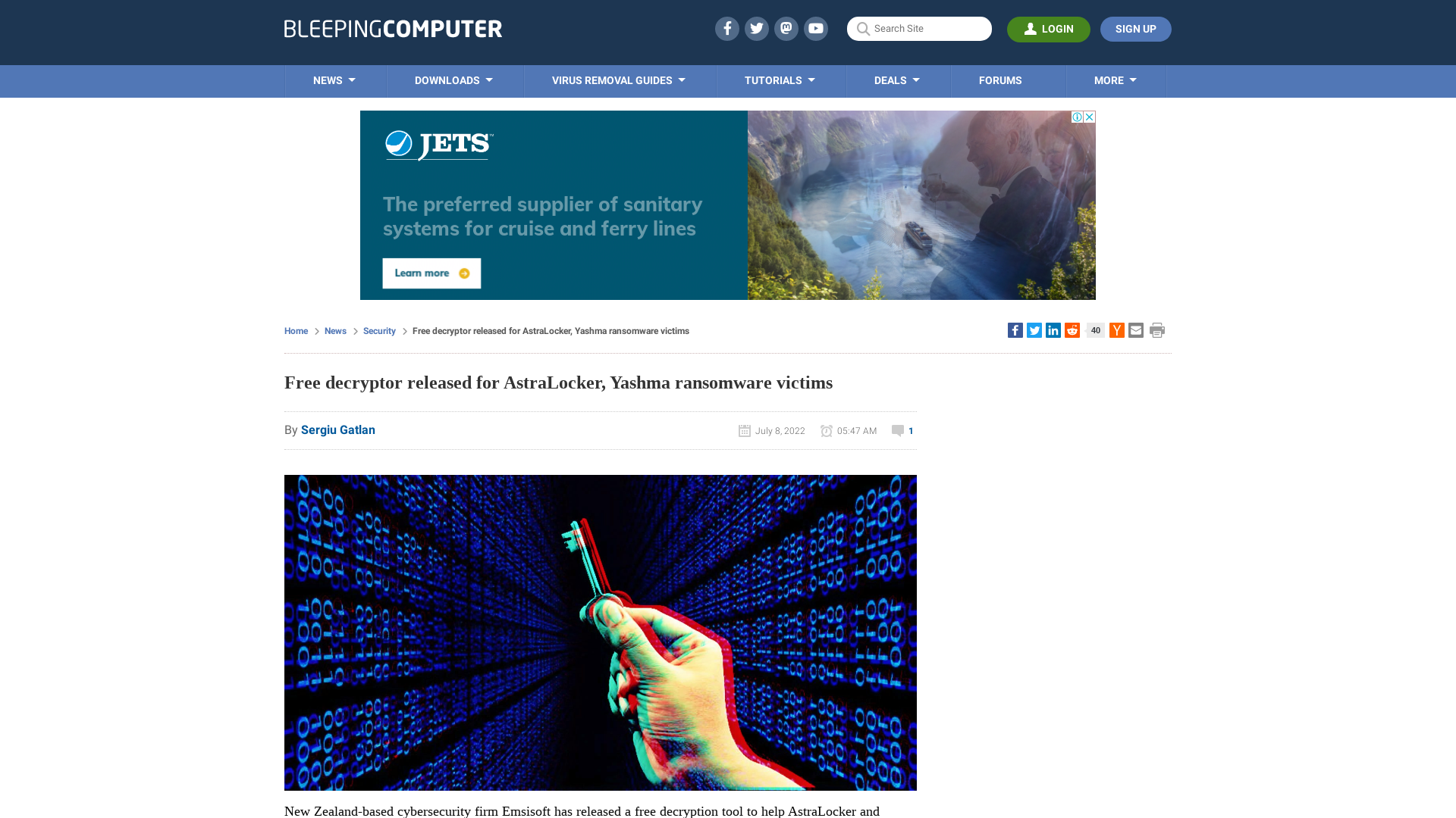 Free decryptor released for AstraLocker, Yashma ransomware victims