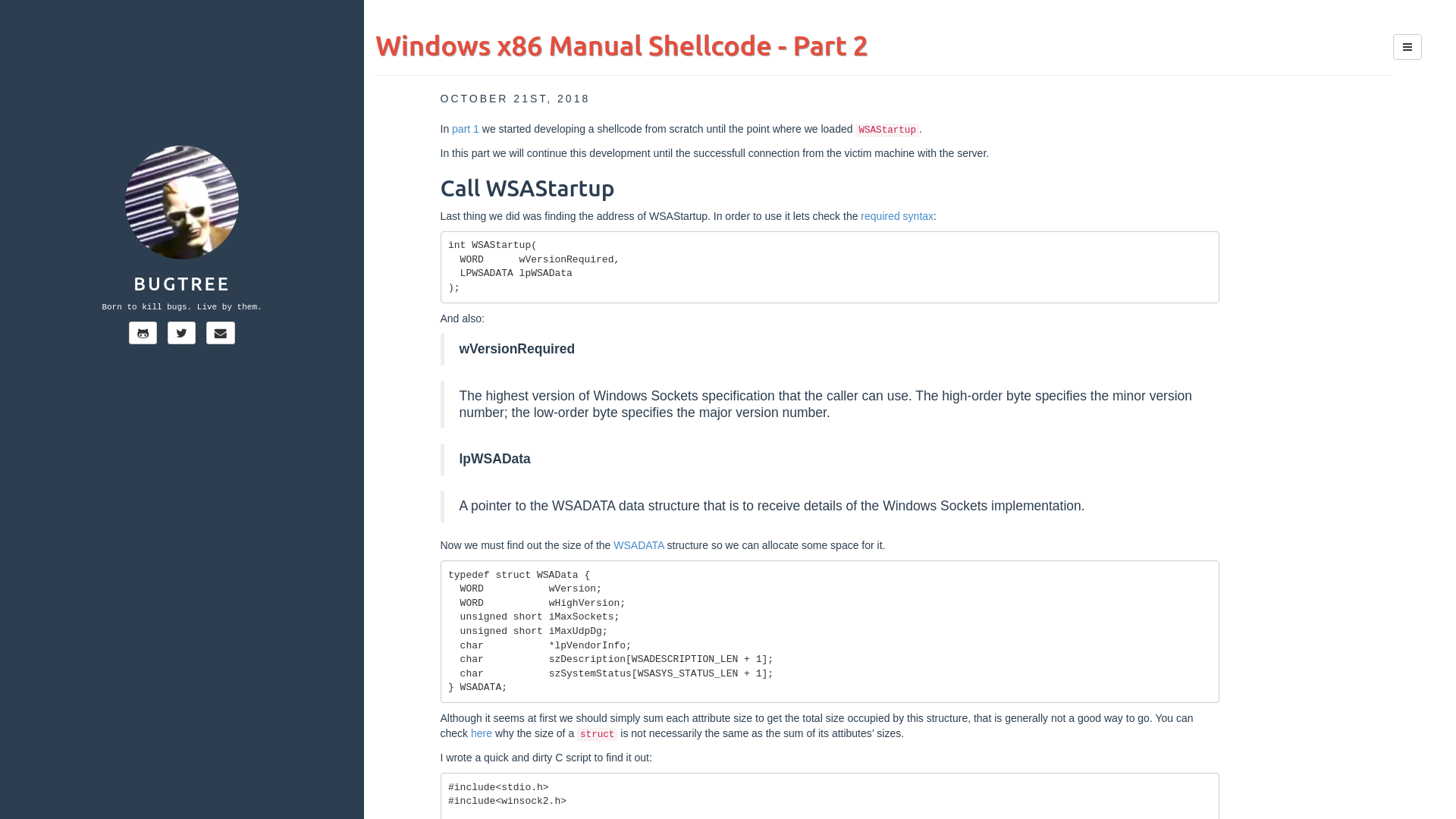 Windows x86 Manual Shellcode - Part 2