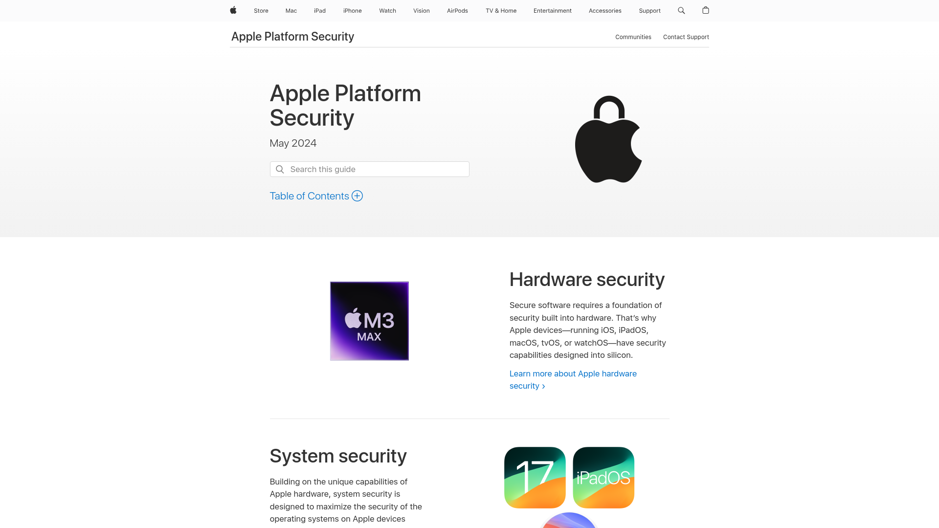 Apple Platform Security - Apple Support