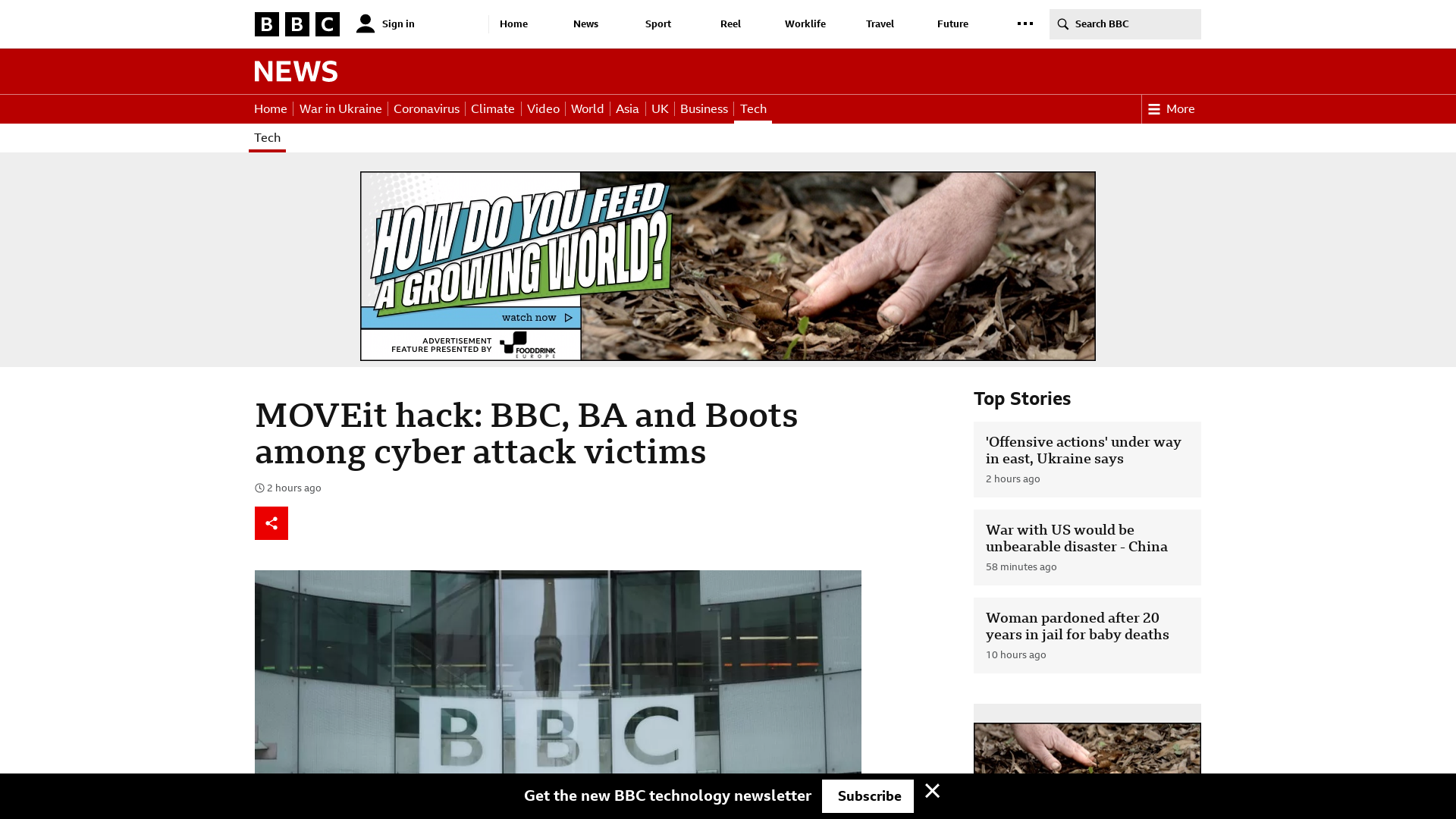 MOVEit hack: BBC, BA and Boots among cyber attack victims - BBC News