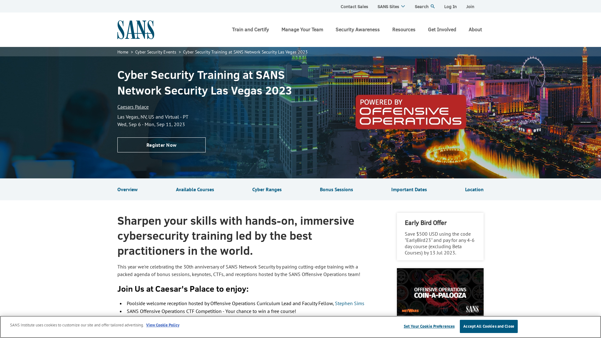 SANS Network Security 2023 | Cyber Security Training